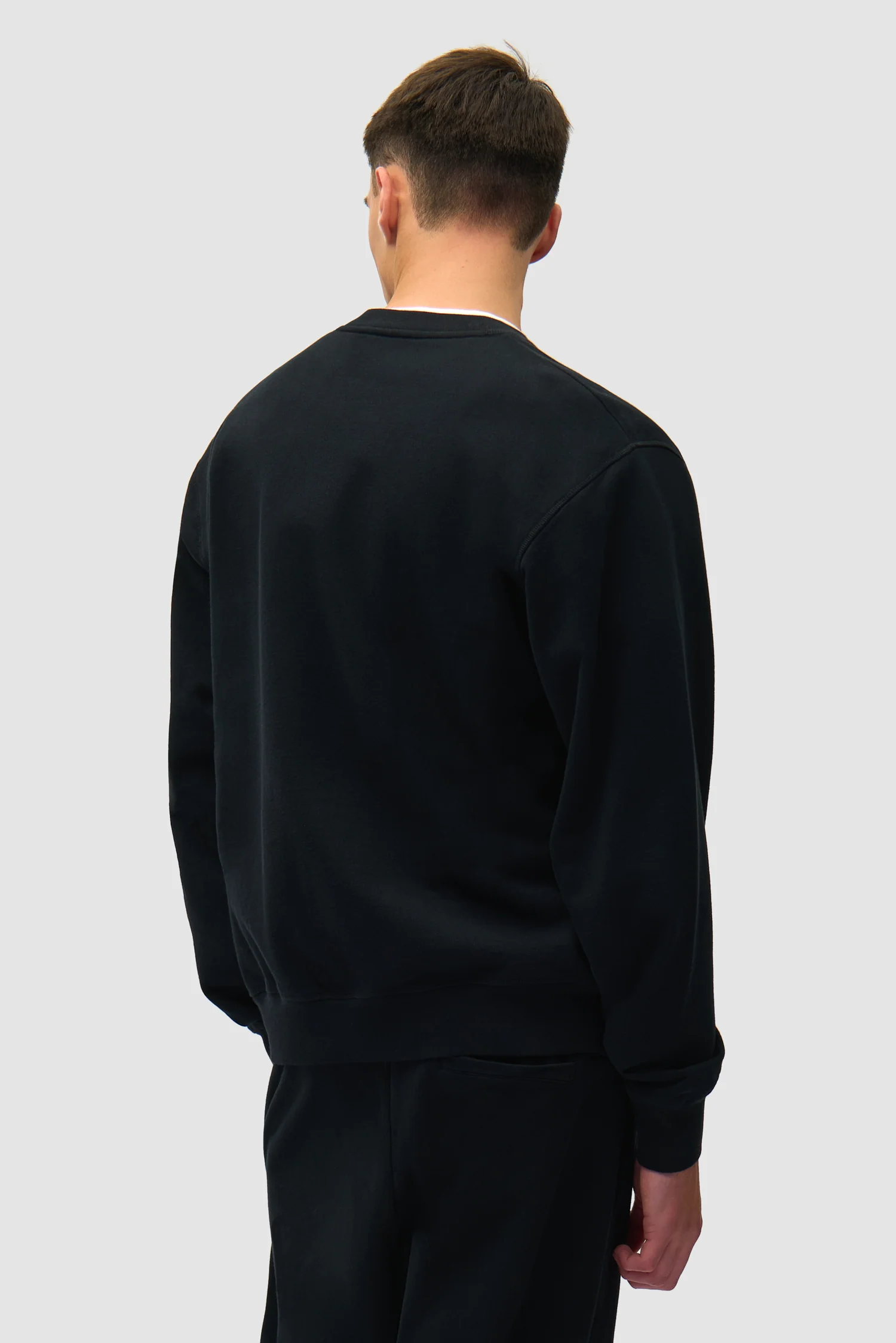 Heart Logo Crewneck - Black - Image 3