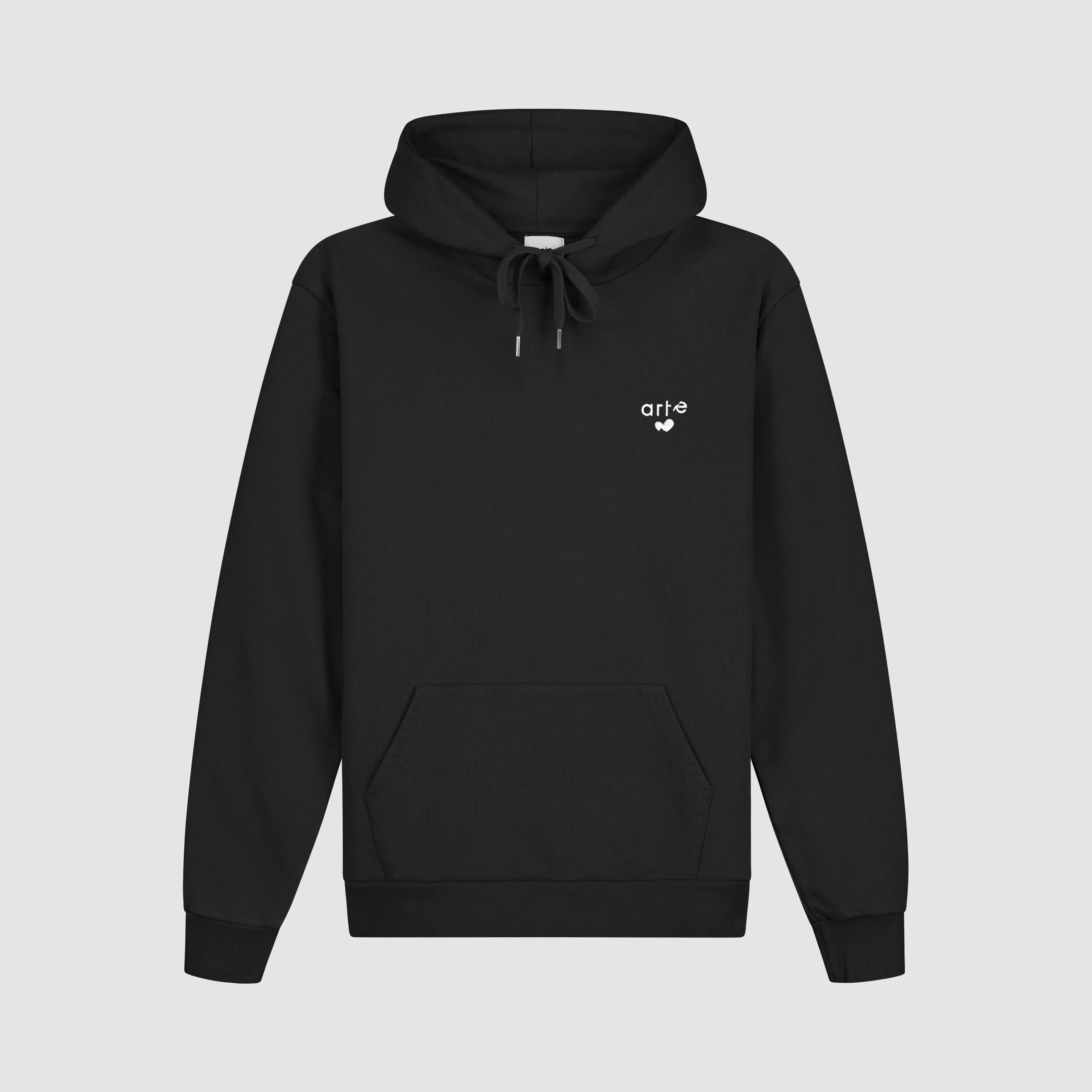 Heart Logo Hoodie - Black