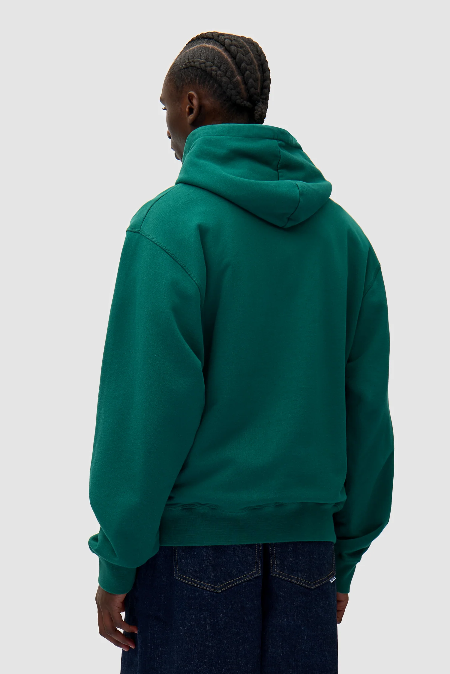 Heart Logo Hoodie - Green - Image 3