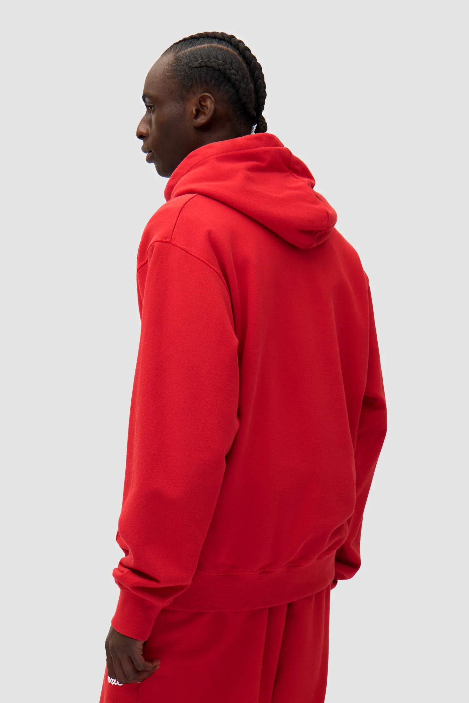 Heart Logo Hoodie - Red - Image 3