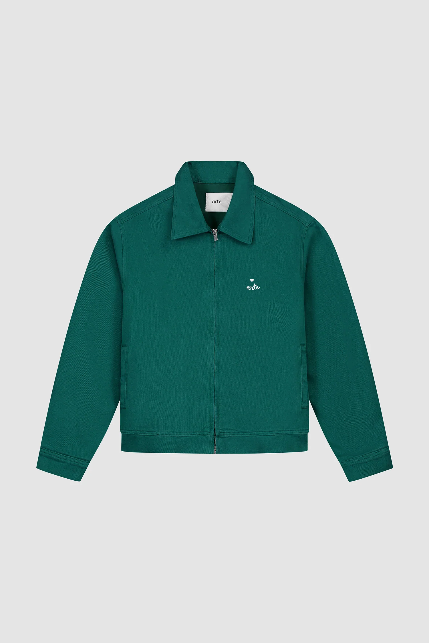 Heart Logo Jacket - Green - Image 8
