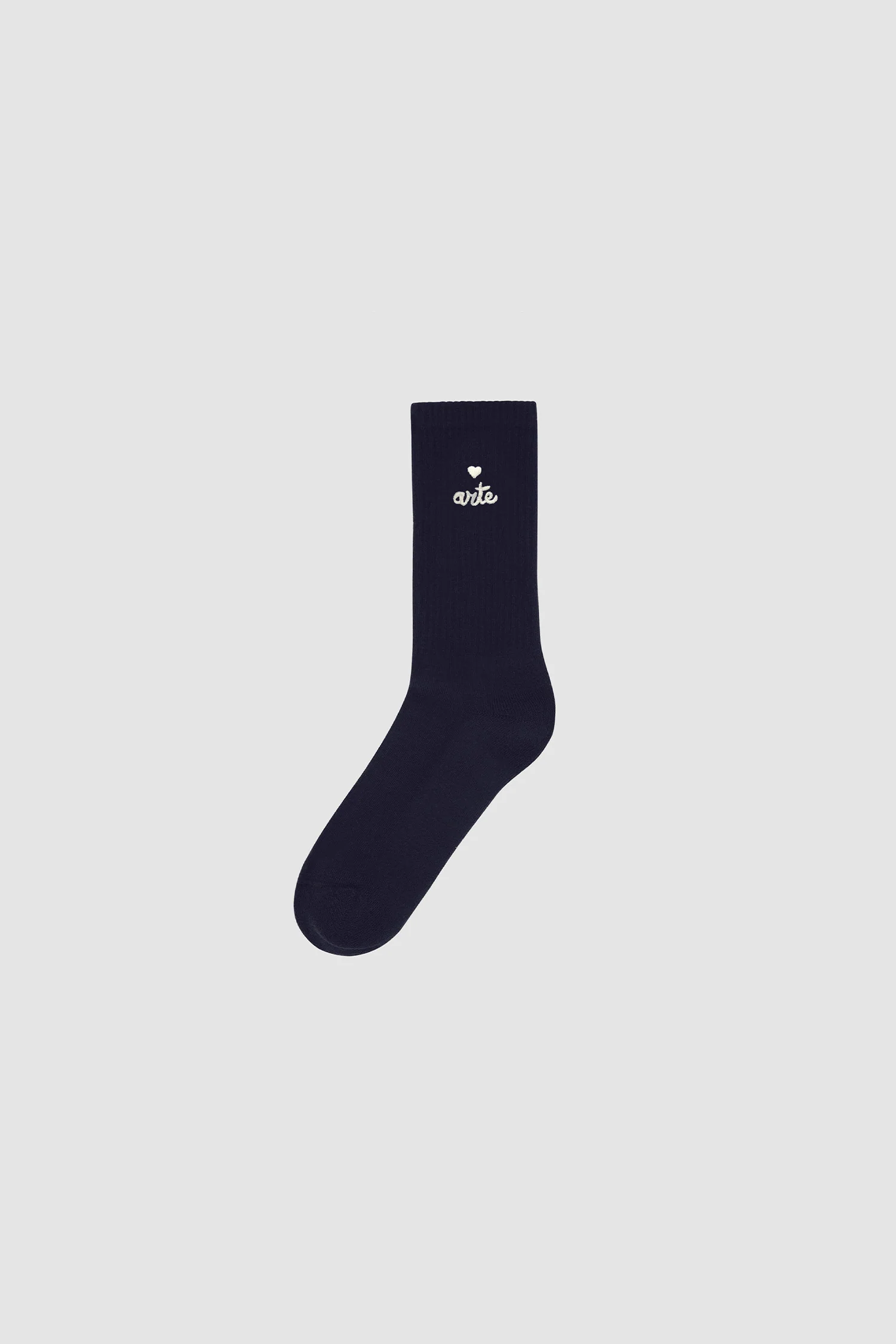 Heart Logo Socks - Navy - Image 2