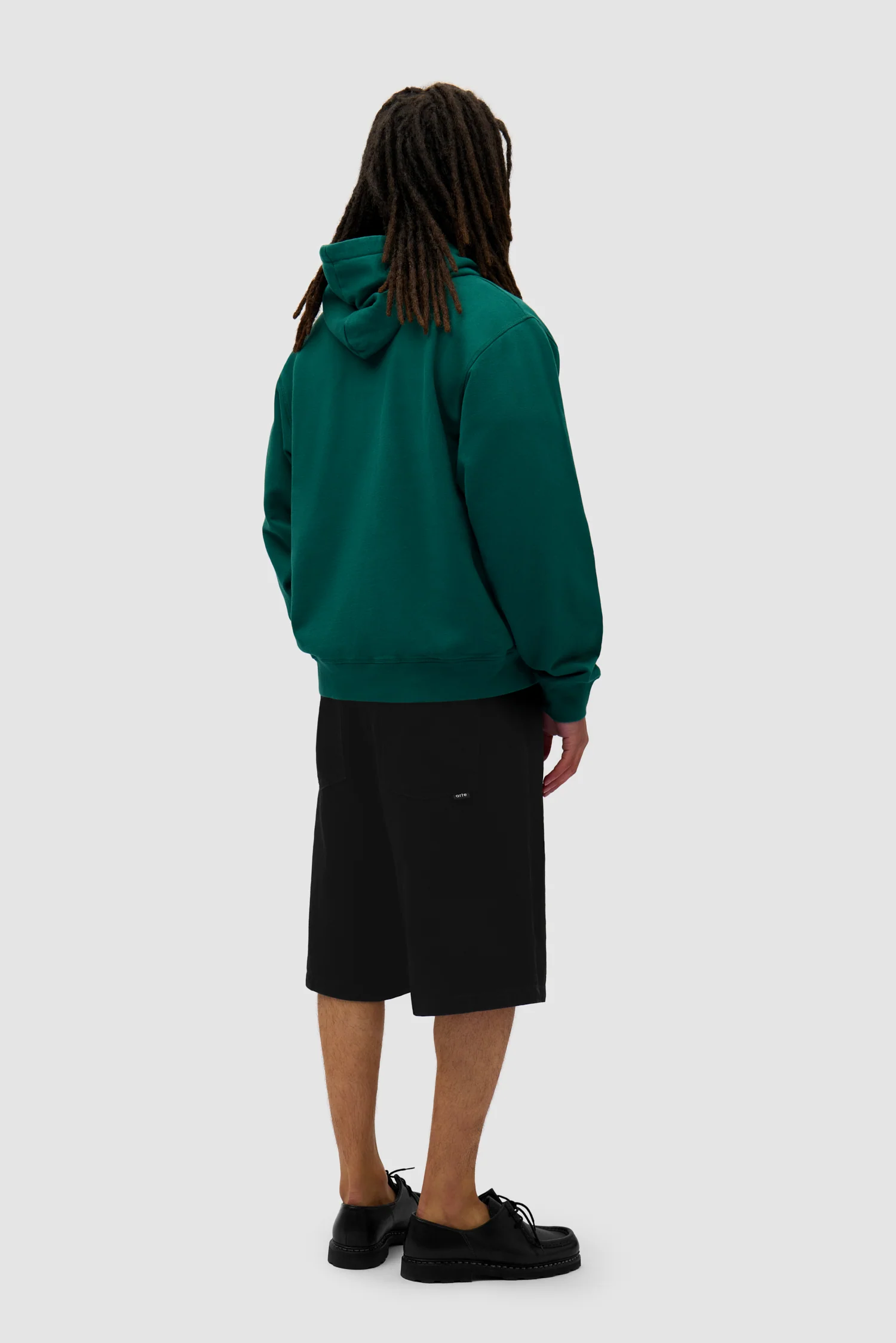 Heart Zip Hoodie - Green - Image 6