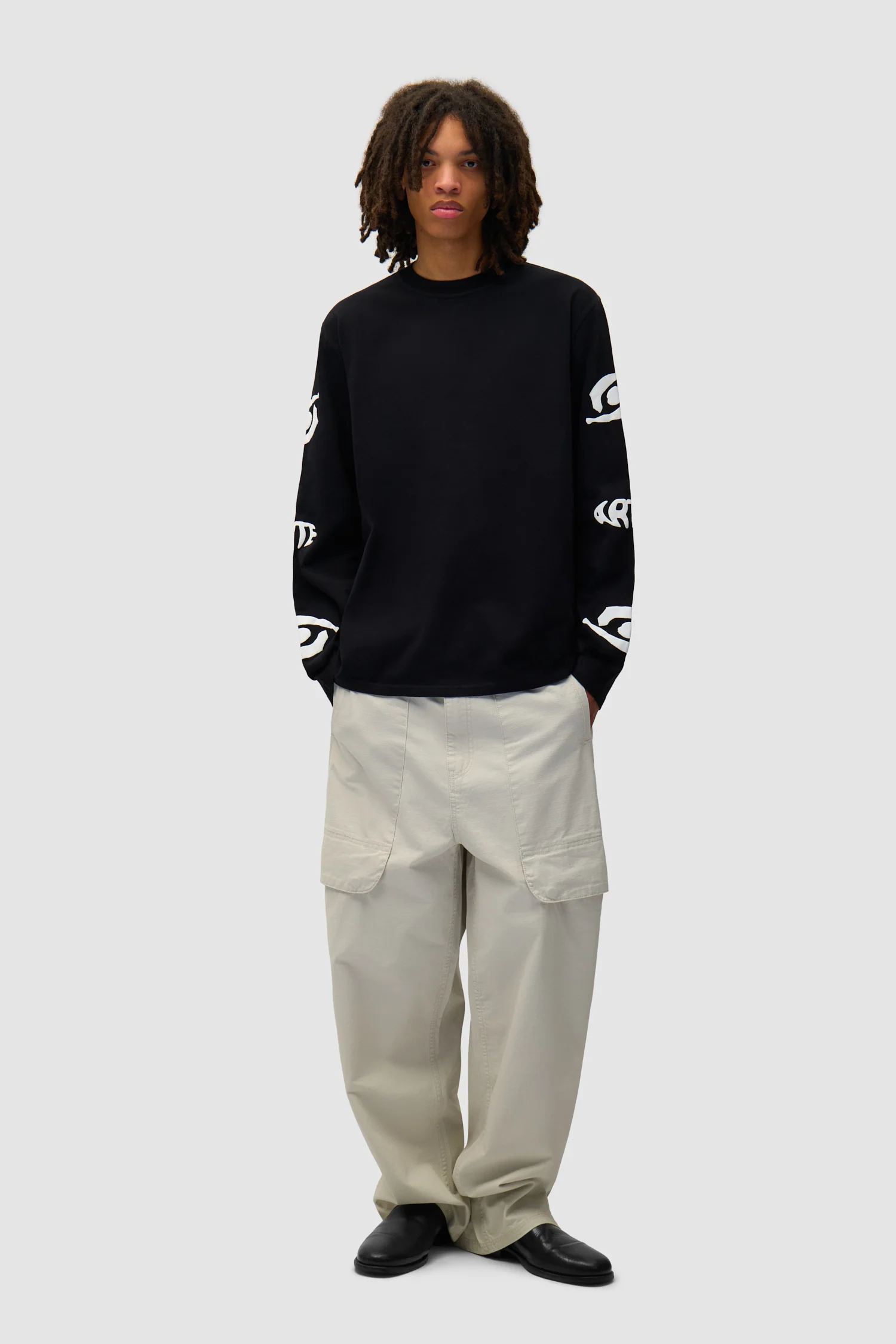 Heavy Ripstop Pants - Cream - Image 4