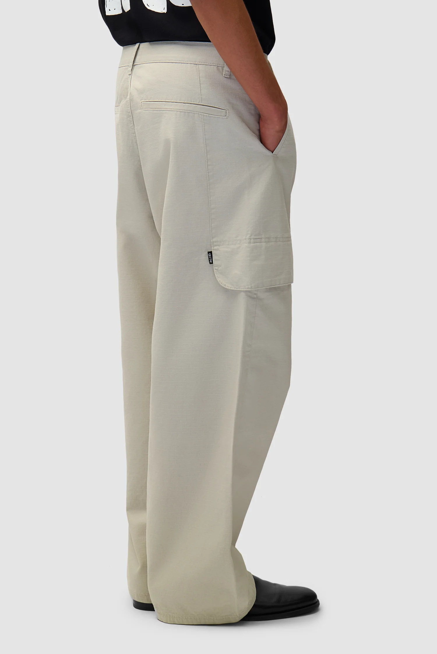 Heavy Ripstop Pants - Cream - Image 7