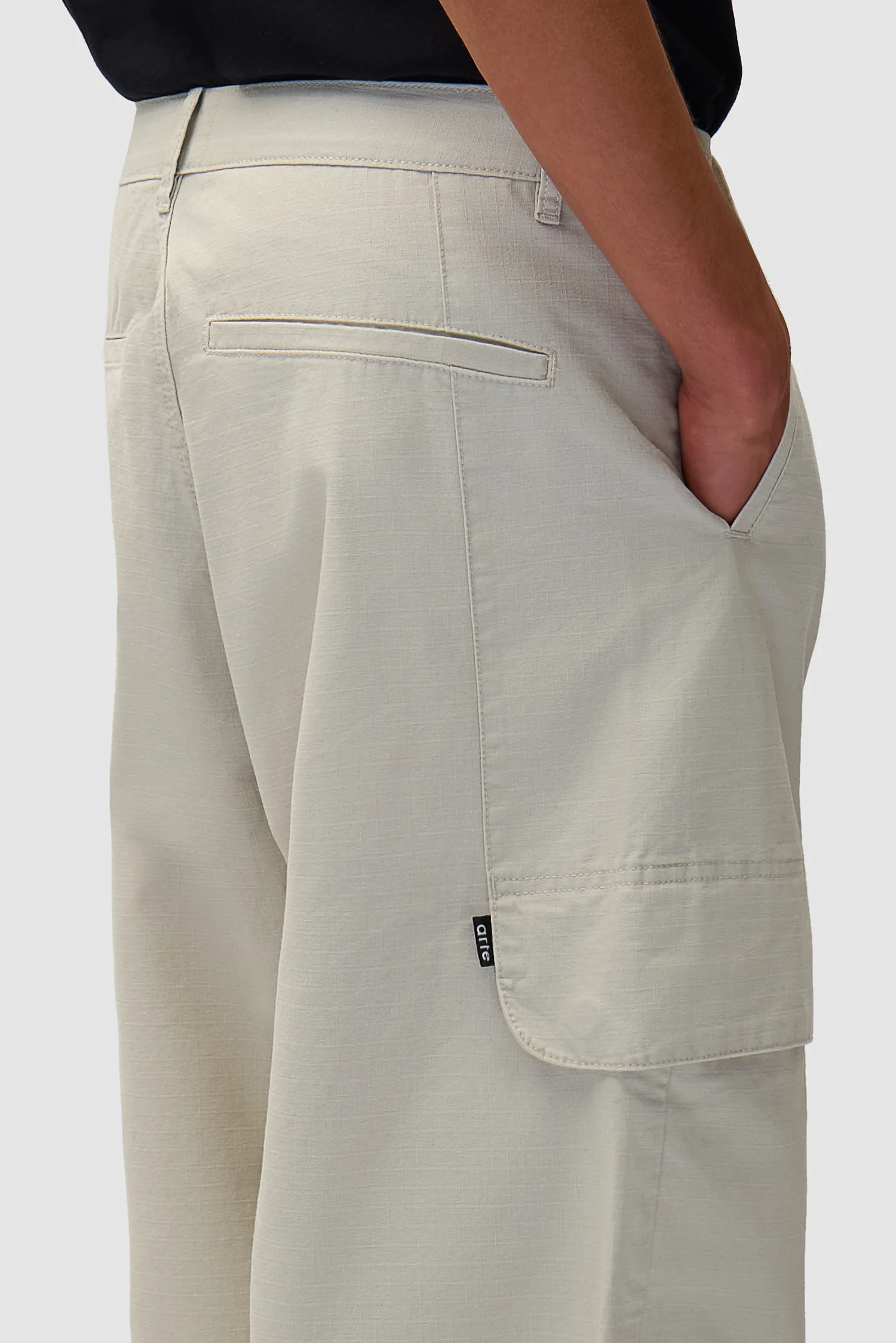 Heavy Ripstop Pants - Cream - Image 9