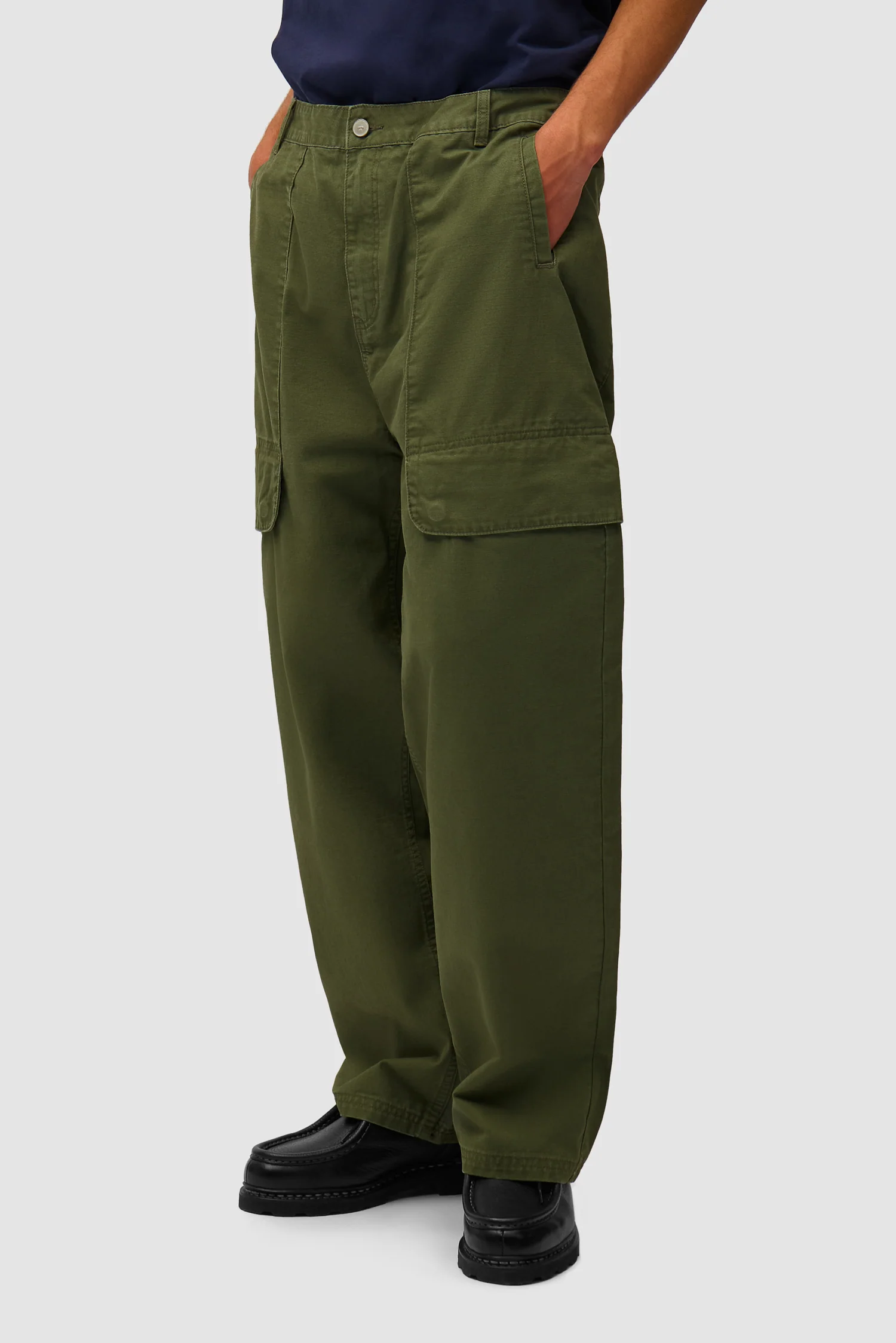 Heavy Ripstop Pants - Dark Green - Image 3