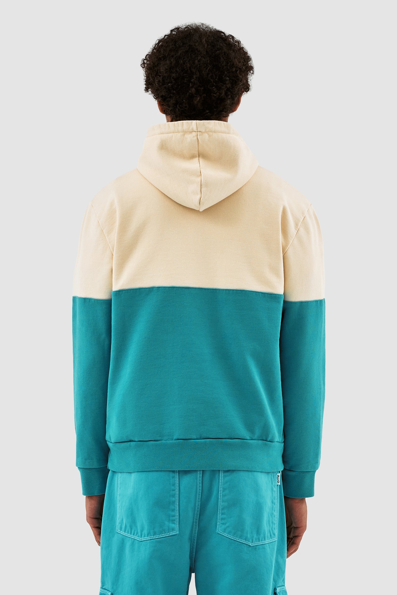 Henny Multi Hoodie - Cream/Lake Blue - Image 3