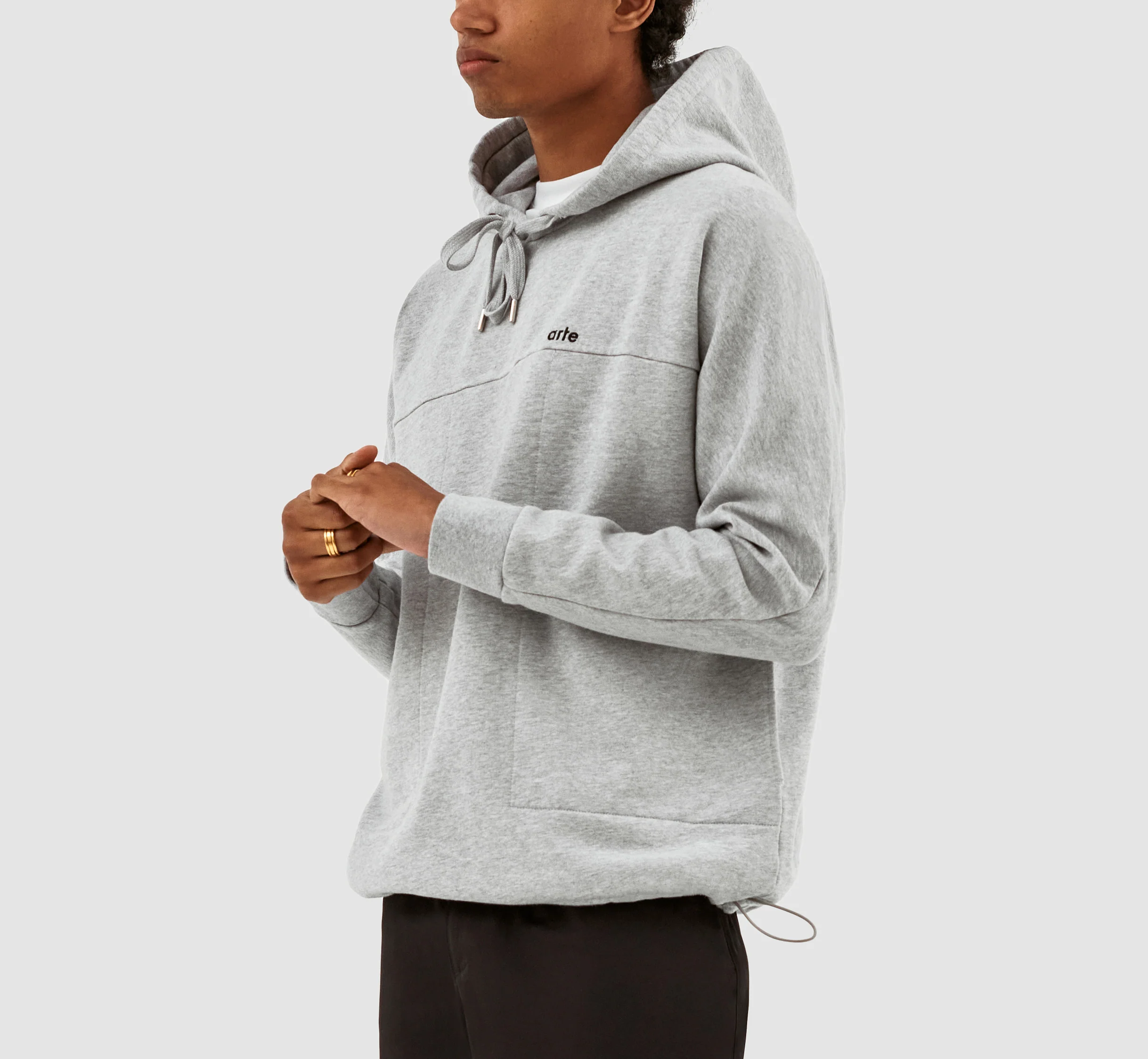 Hesse Hoodie - Grey - Image 7