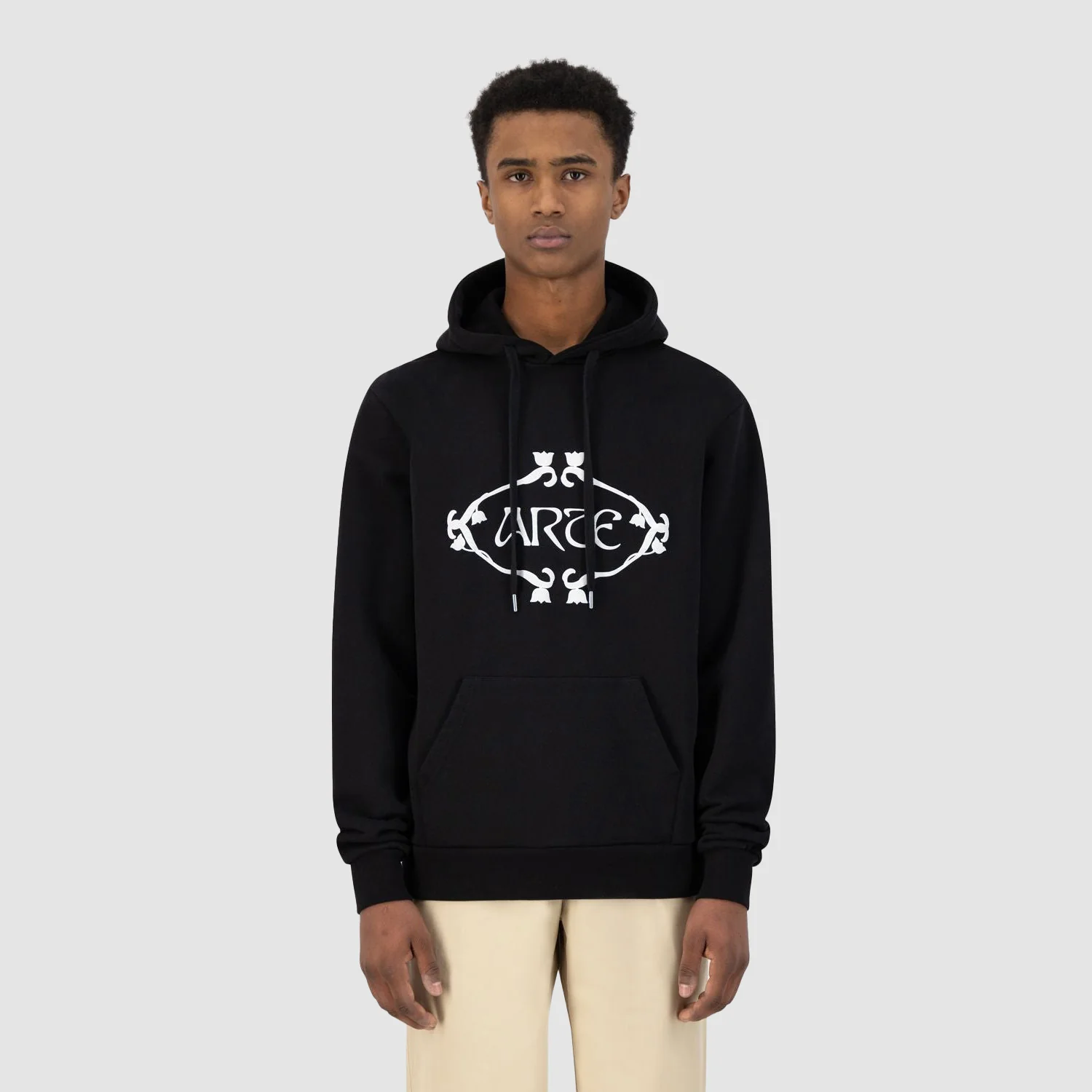 Horta Logo Orna Hoodie - Black