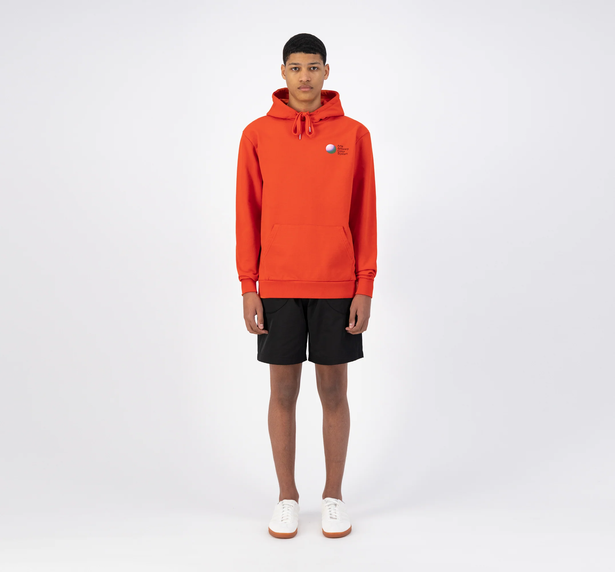 Hulton Cor Hoodie - Red - Image 4