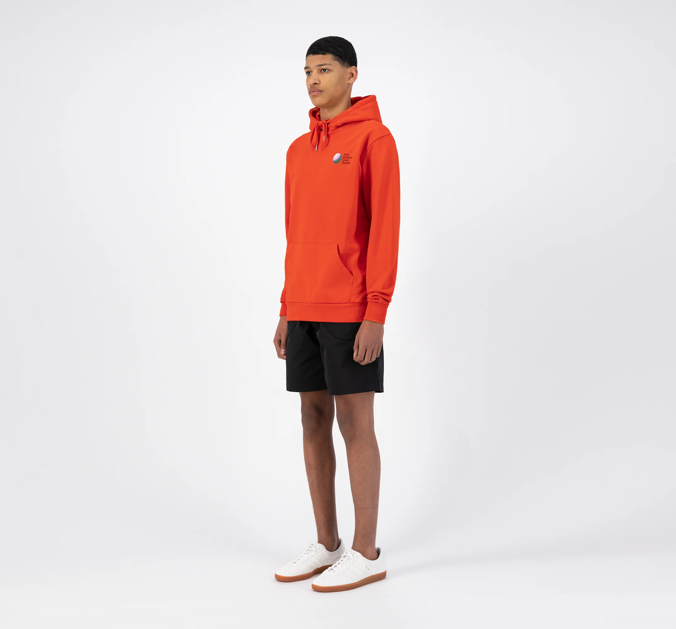 Hulton Cor Hoodie - Red - Image 5