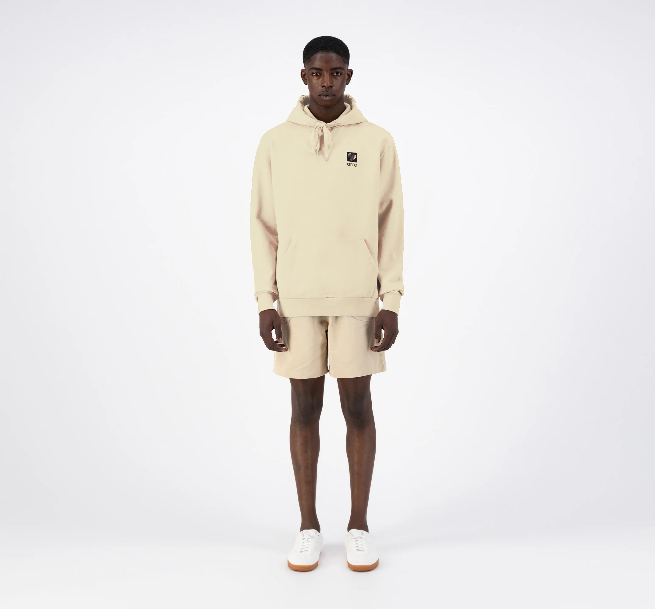 Hulton Heart Hoodie - Cream - Image 4