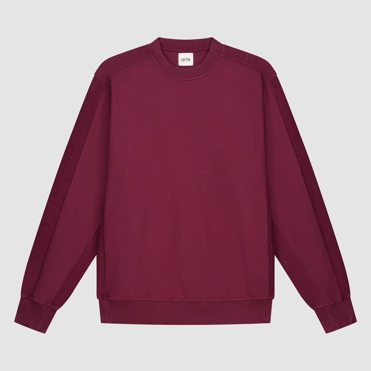 In/Out Crewneck - Bordeaux
