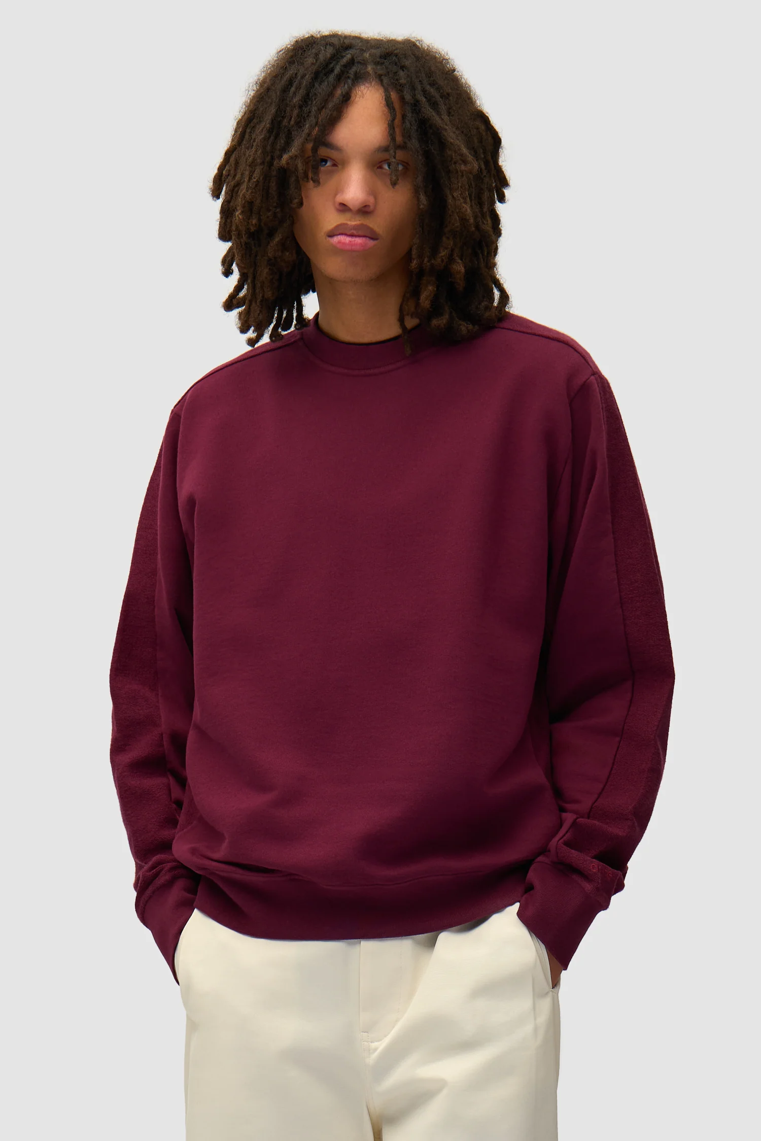 In/Out Crewneck - Bordeaux - Image 2