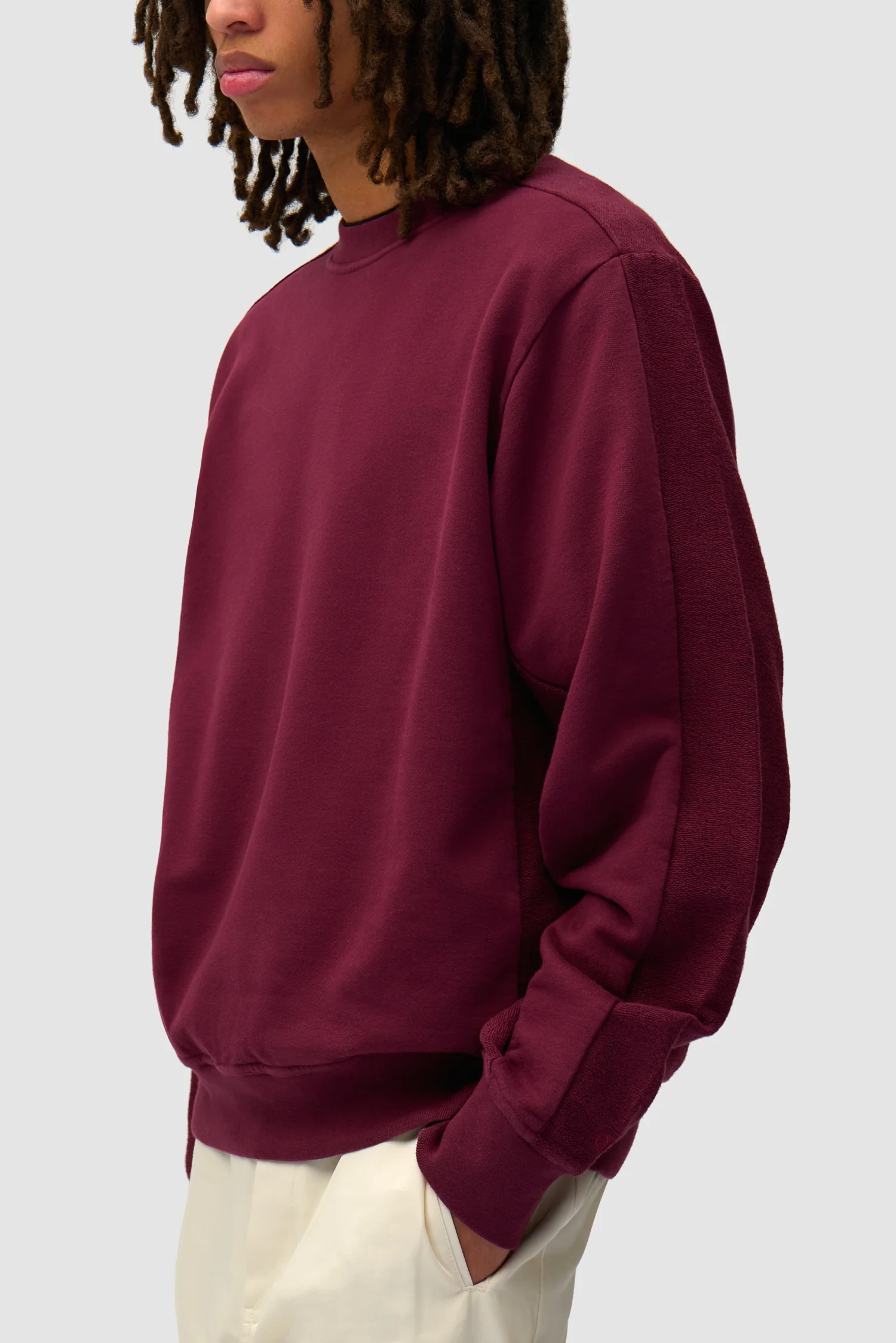 In/Out Crewneck - Bordeaux - Image 7