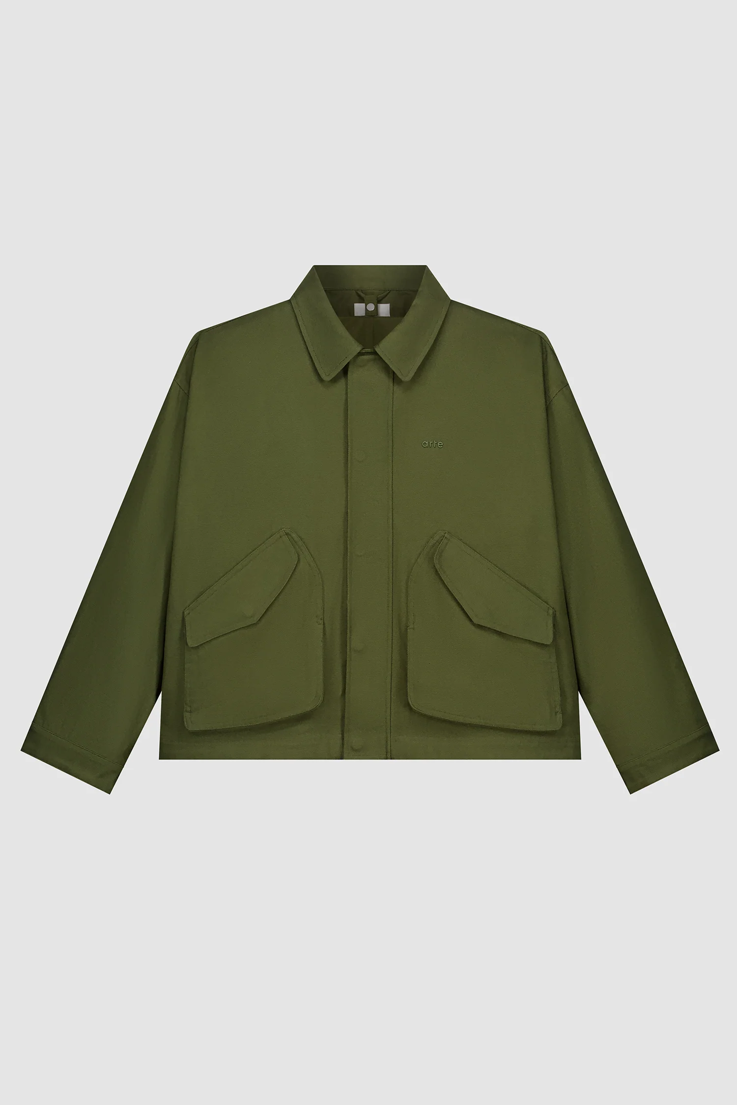 Inclined Pocket Jacket - Green (defect) - Image 9