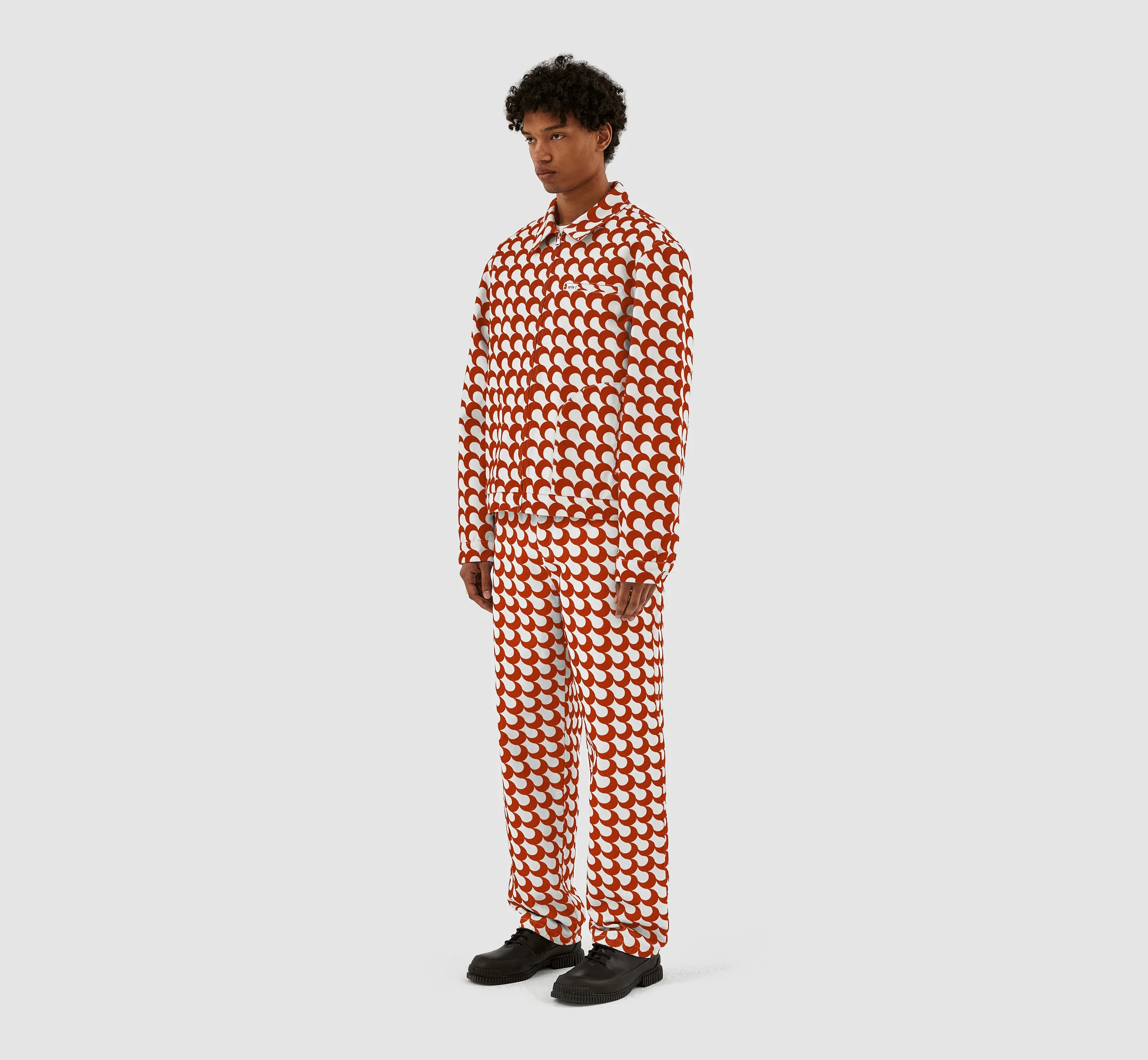 Jackson Jacket Bau Print - Red/White - Image 6