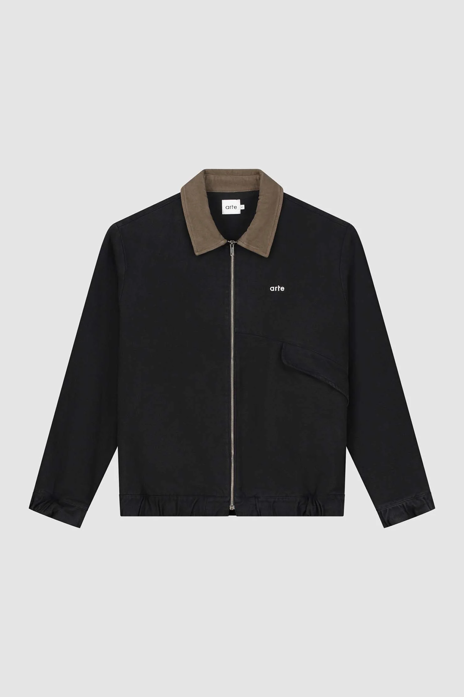 Jacob Collar Jacket - Black - Image 7