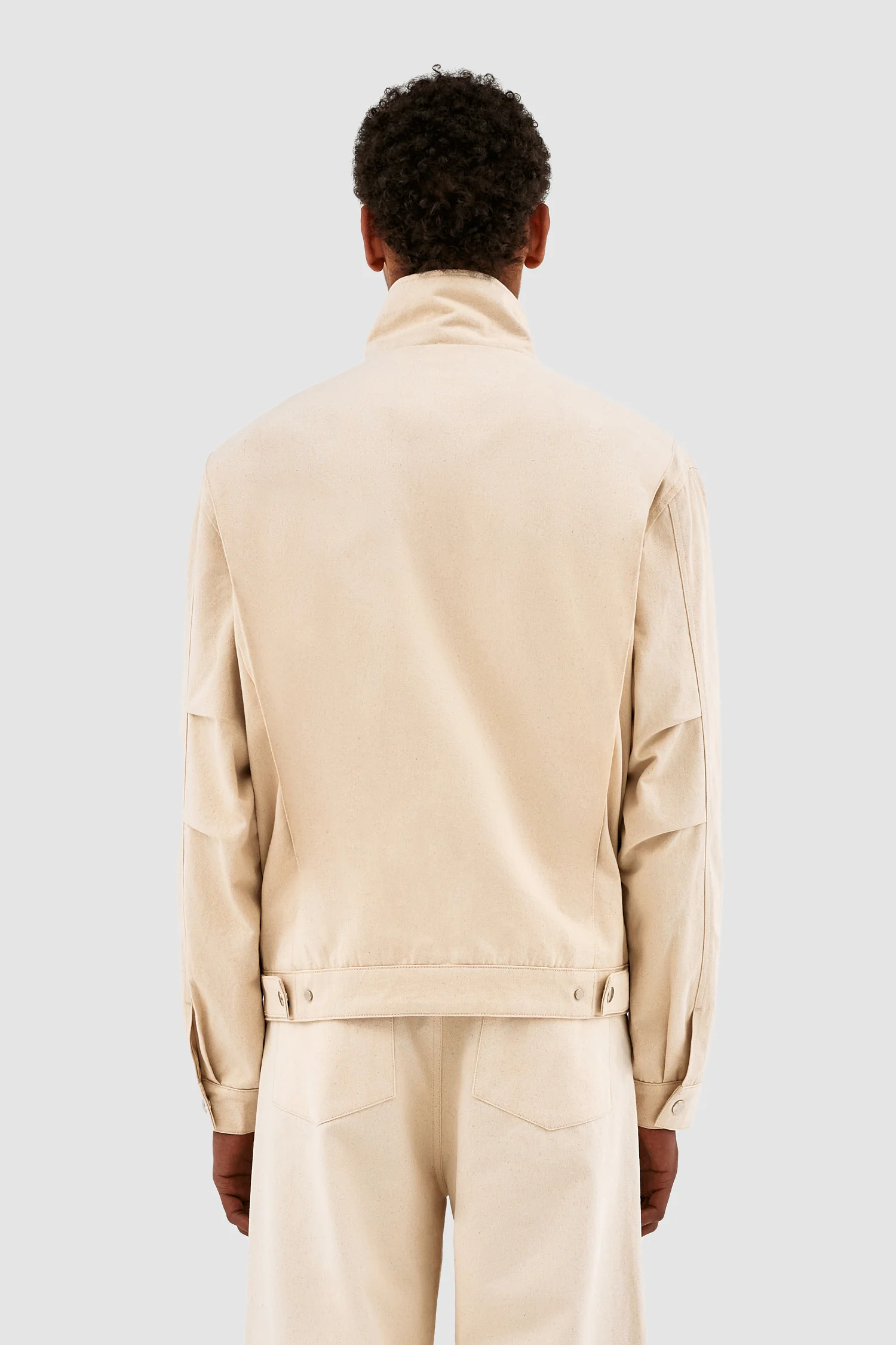Jaden Cargo Jacket - Cream - Image 3