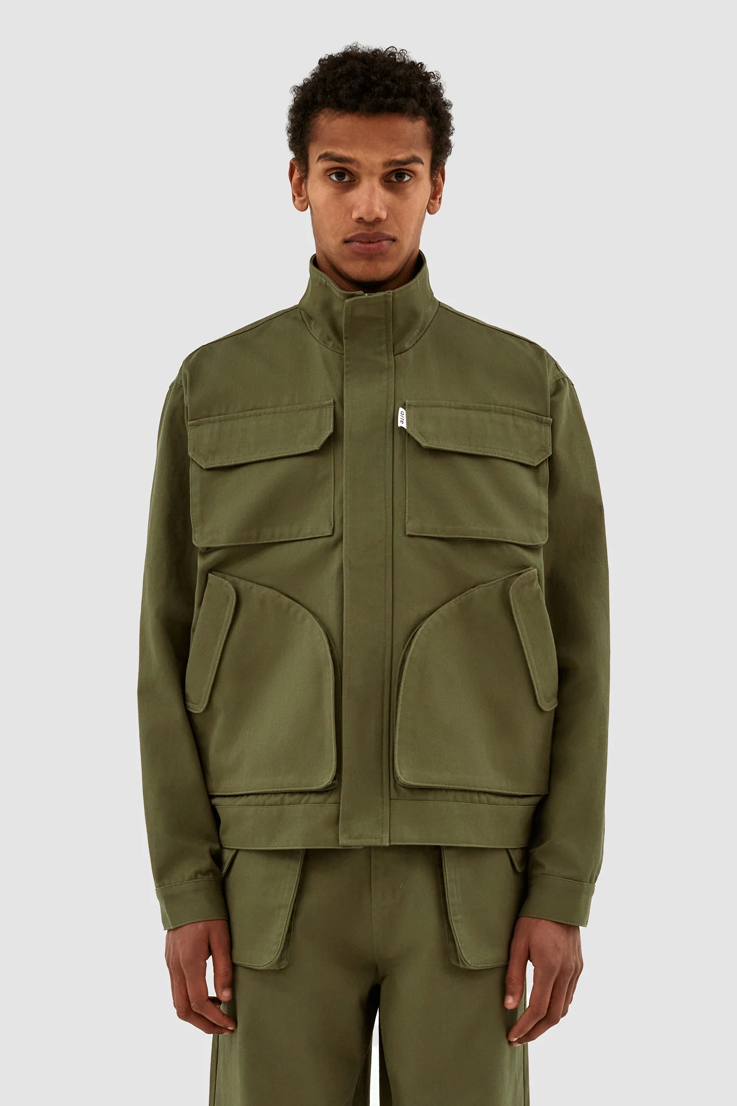 Jaden Cargo Jacket - Light Green - Image 2