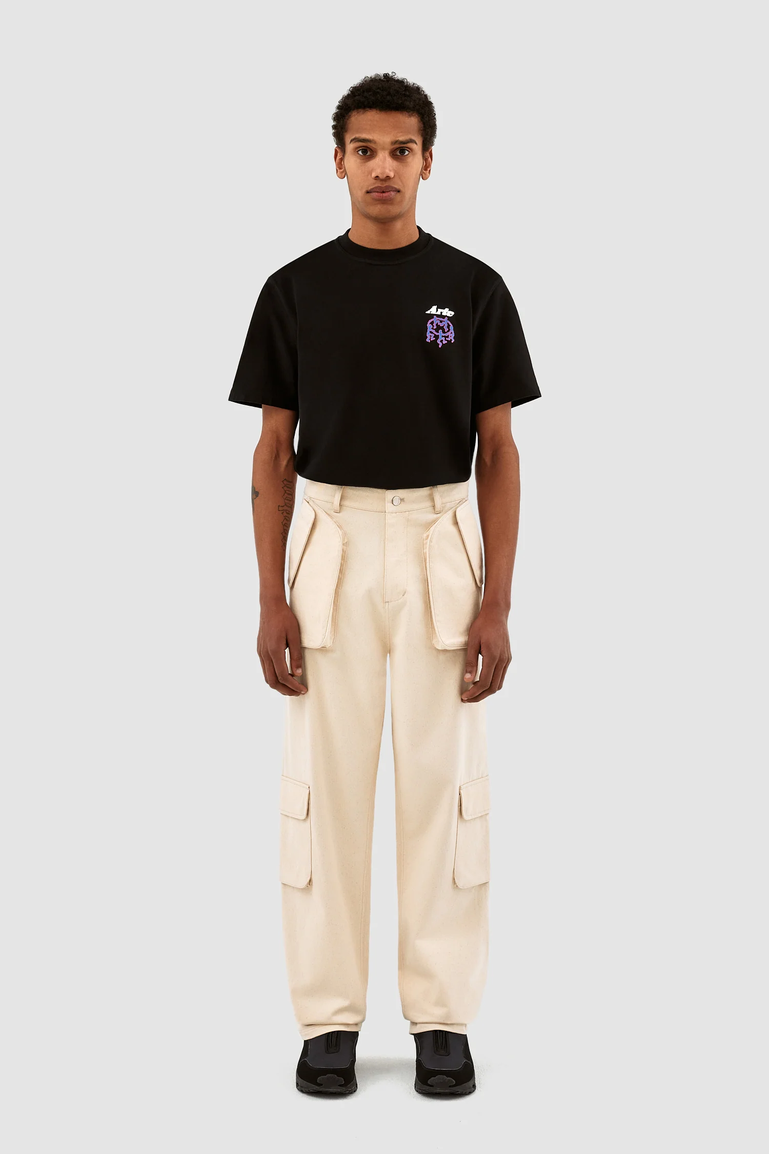 Jaden Cargo Pants - Cream - Image 4