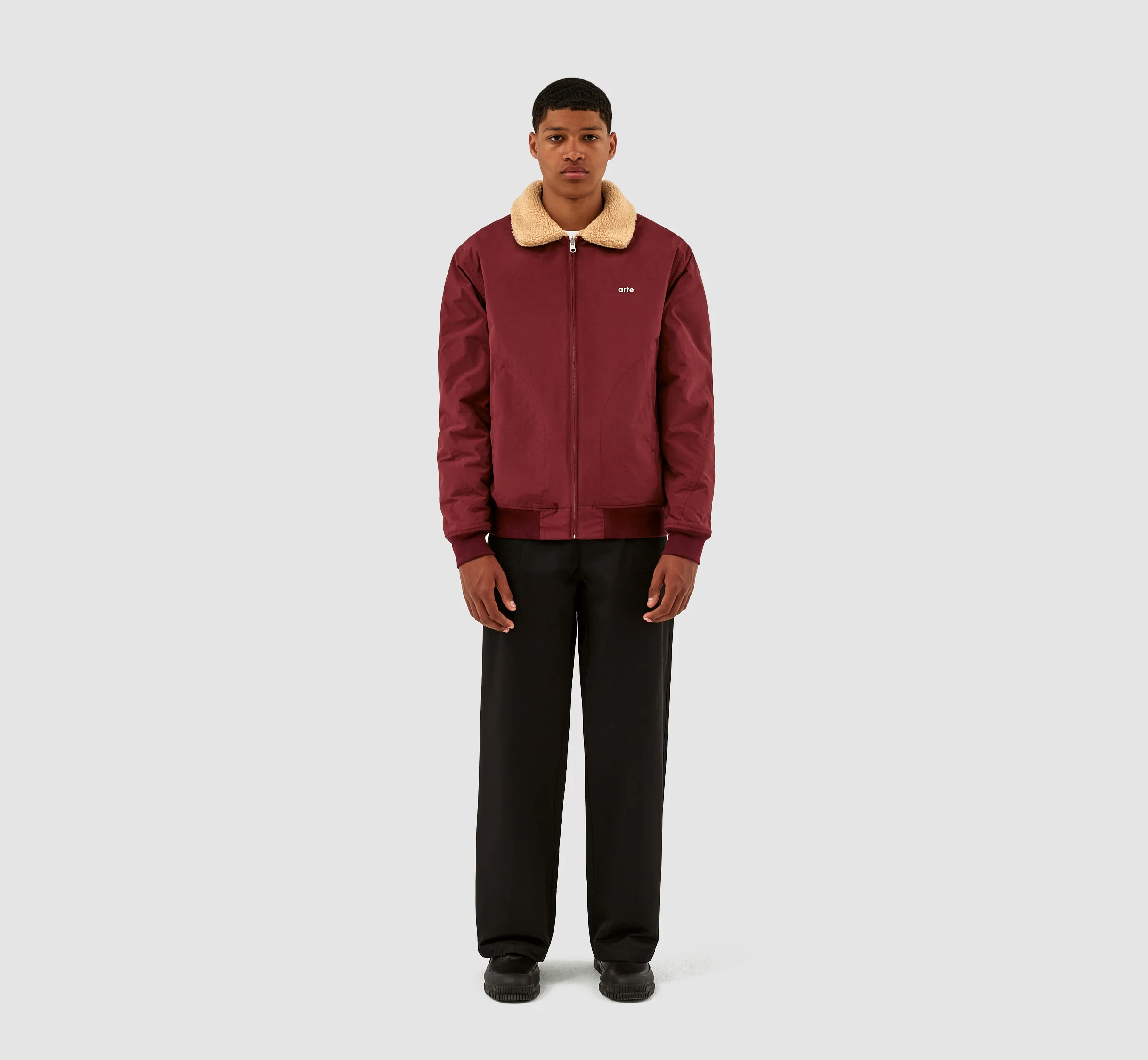 Jake Reversible Jacket - Bordeaux - Image 4