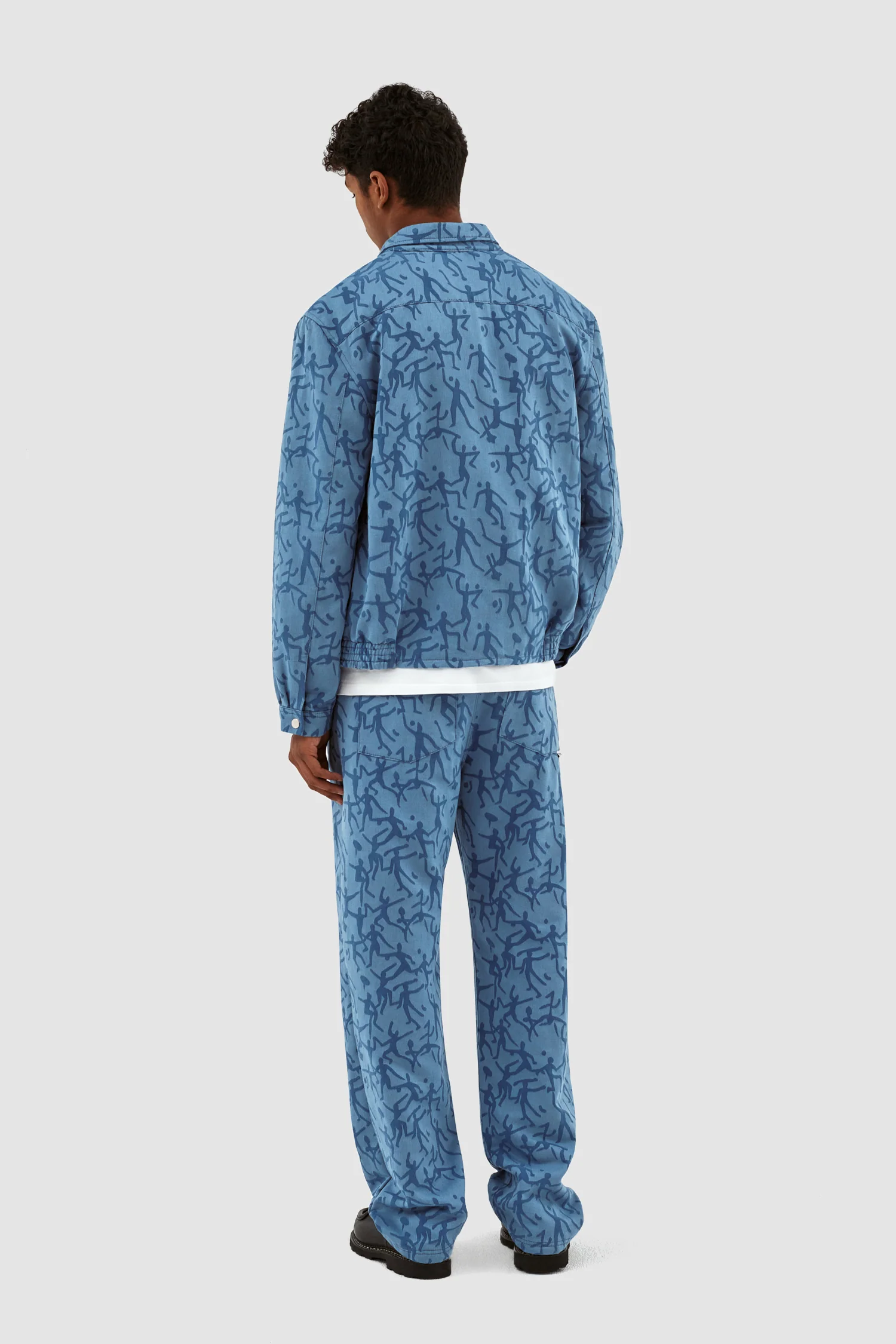 James Allover Pants - Blue - Image 6