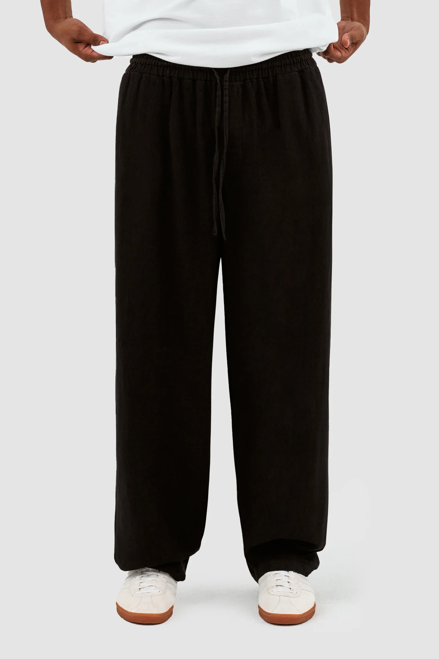 Jan Linnen Pants - Black - Image 2