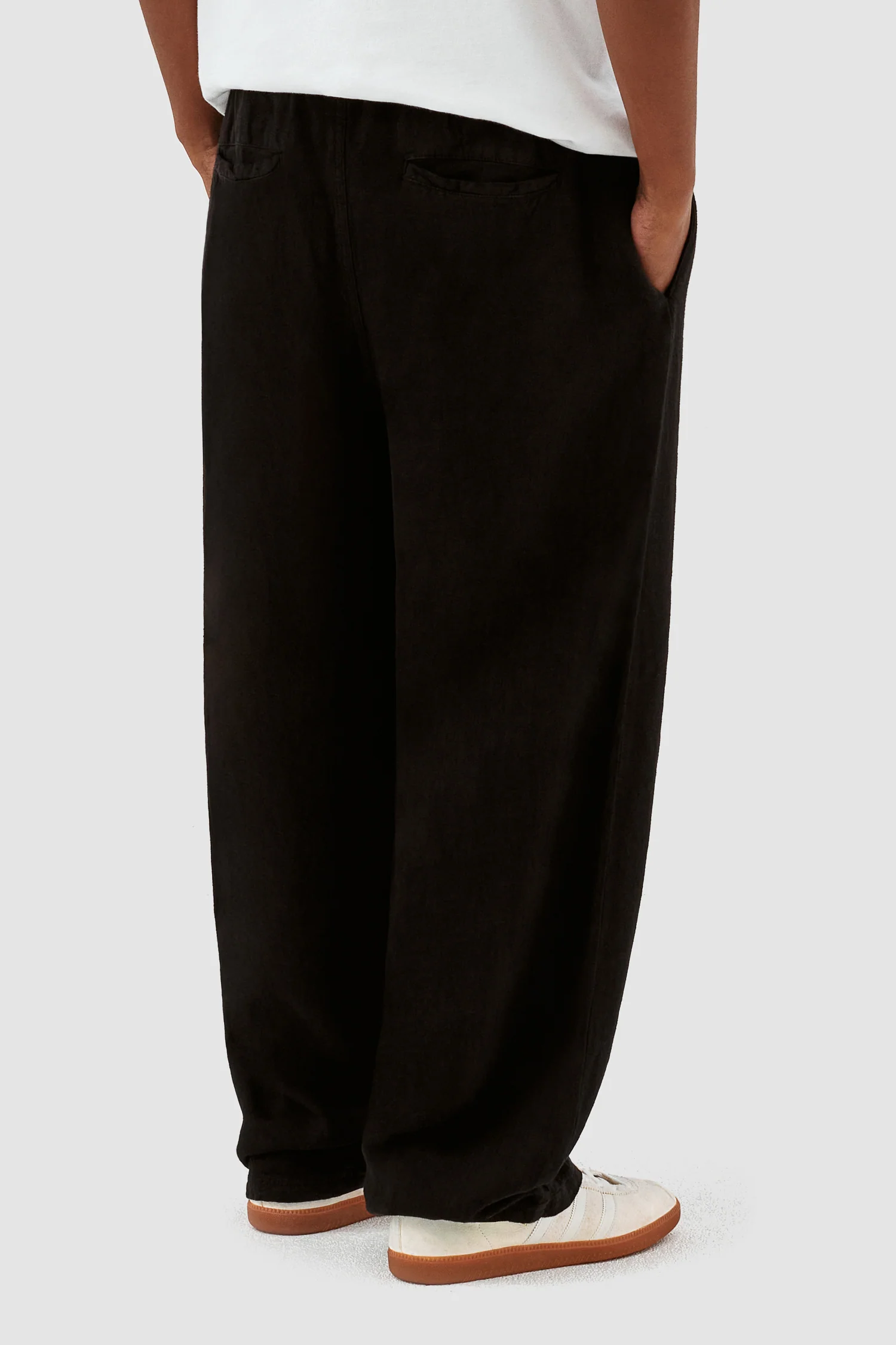 Jan Linnen Pants - Black - Image 3