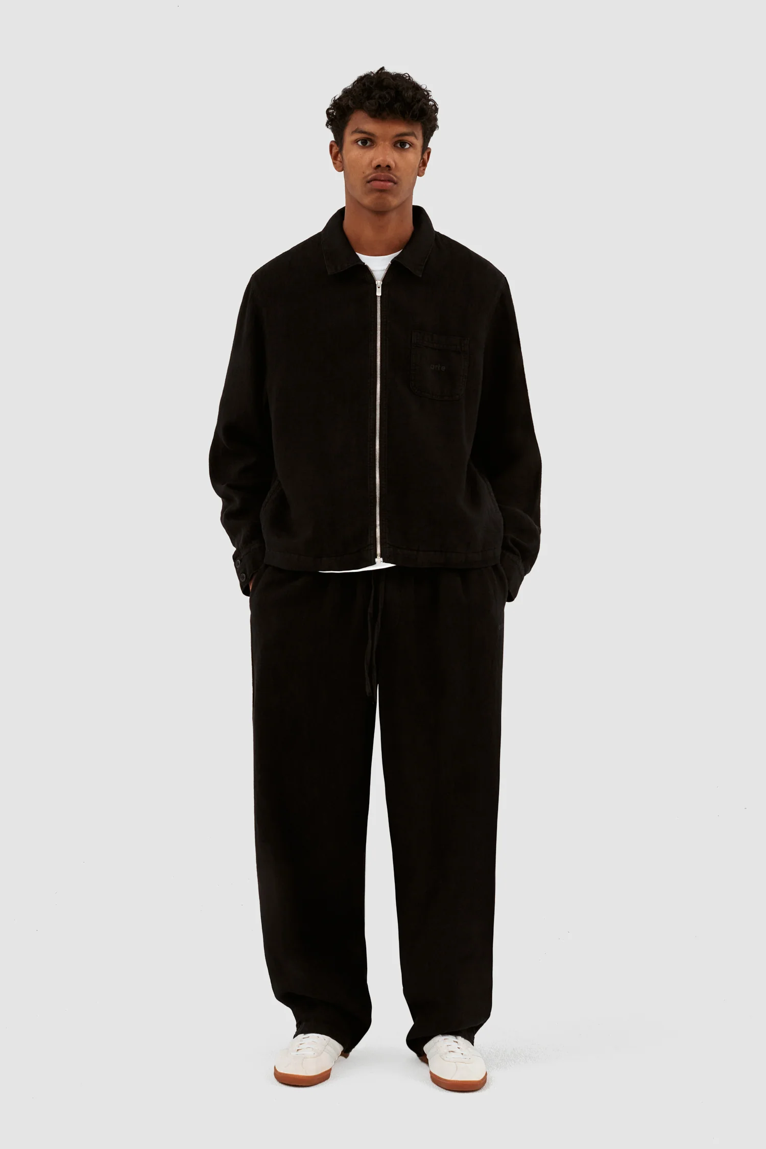 Jan Linnen Pants - Black - Image 4