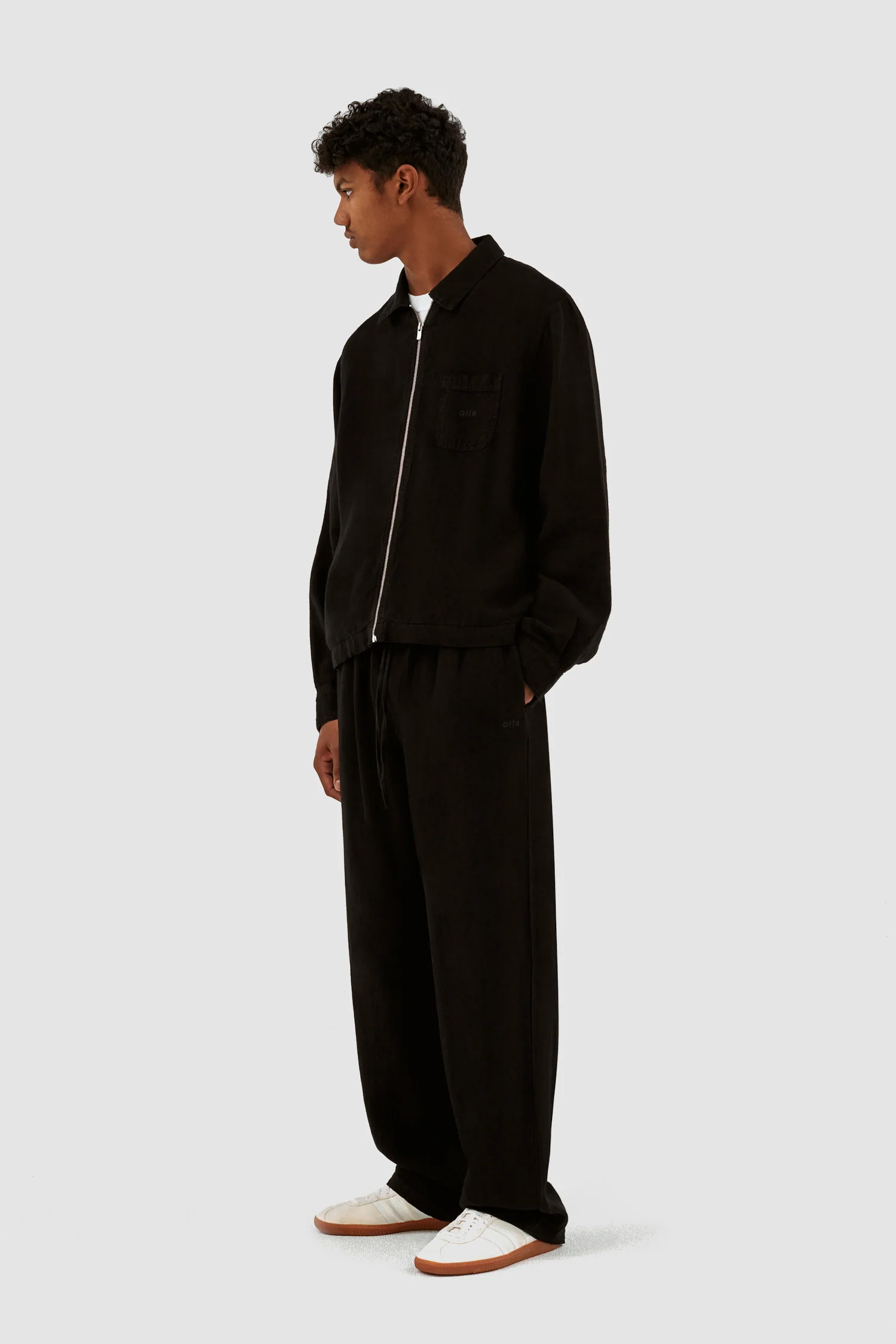 Jan Linnen Pants - Black - Image 5