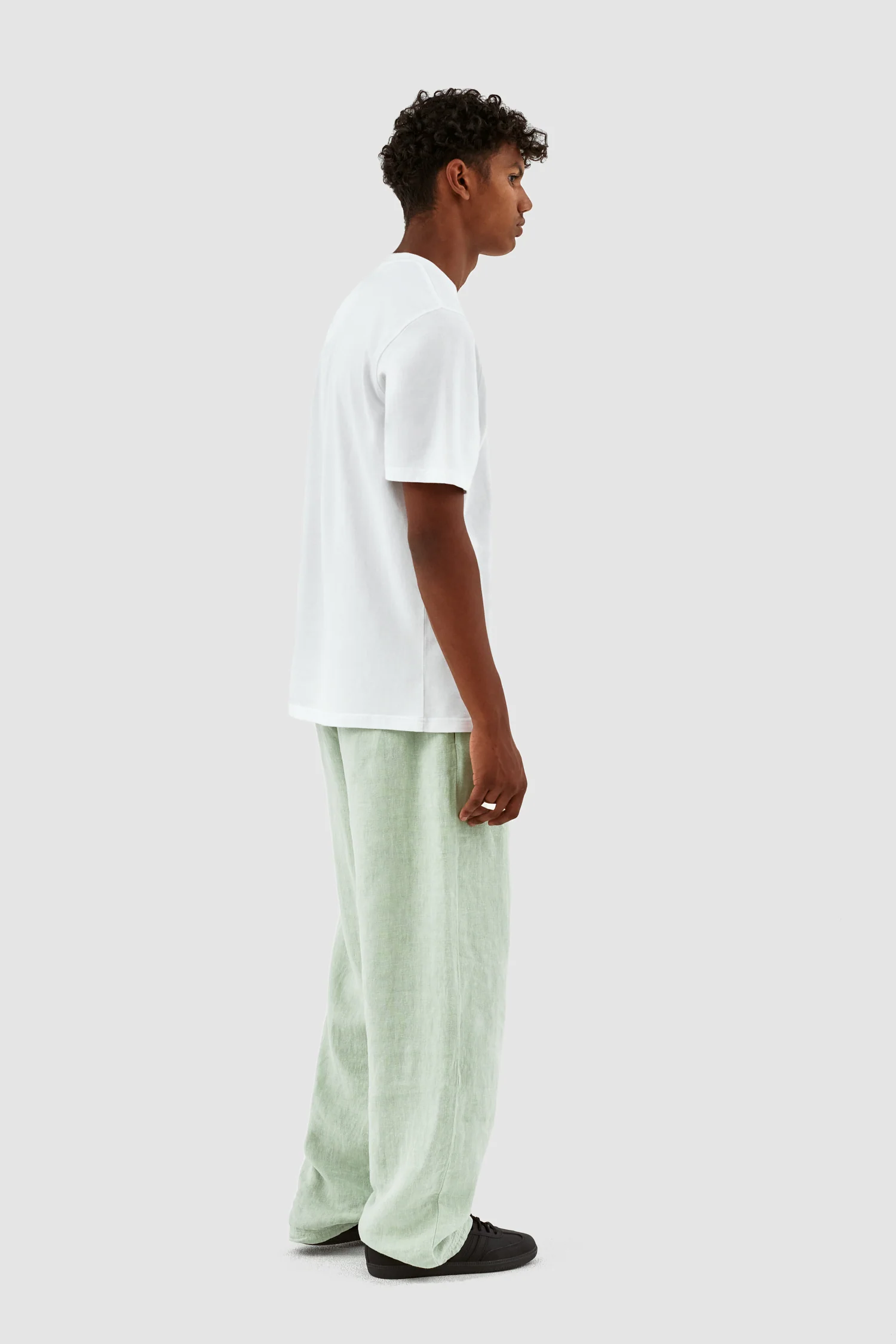 Jan Linnen Pants - Green - Image 6