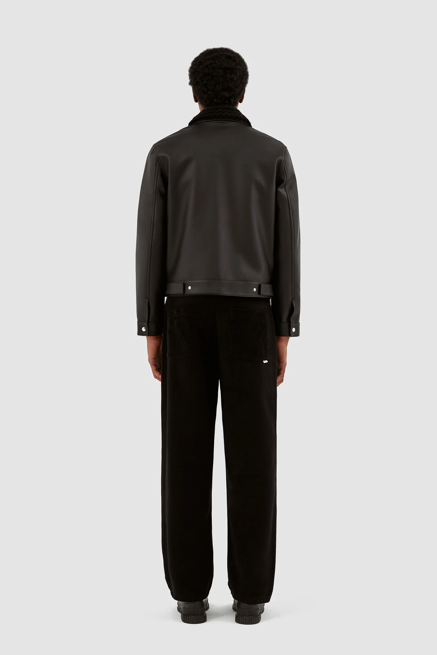 Jasper Collar Jacket - Black - Image 7