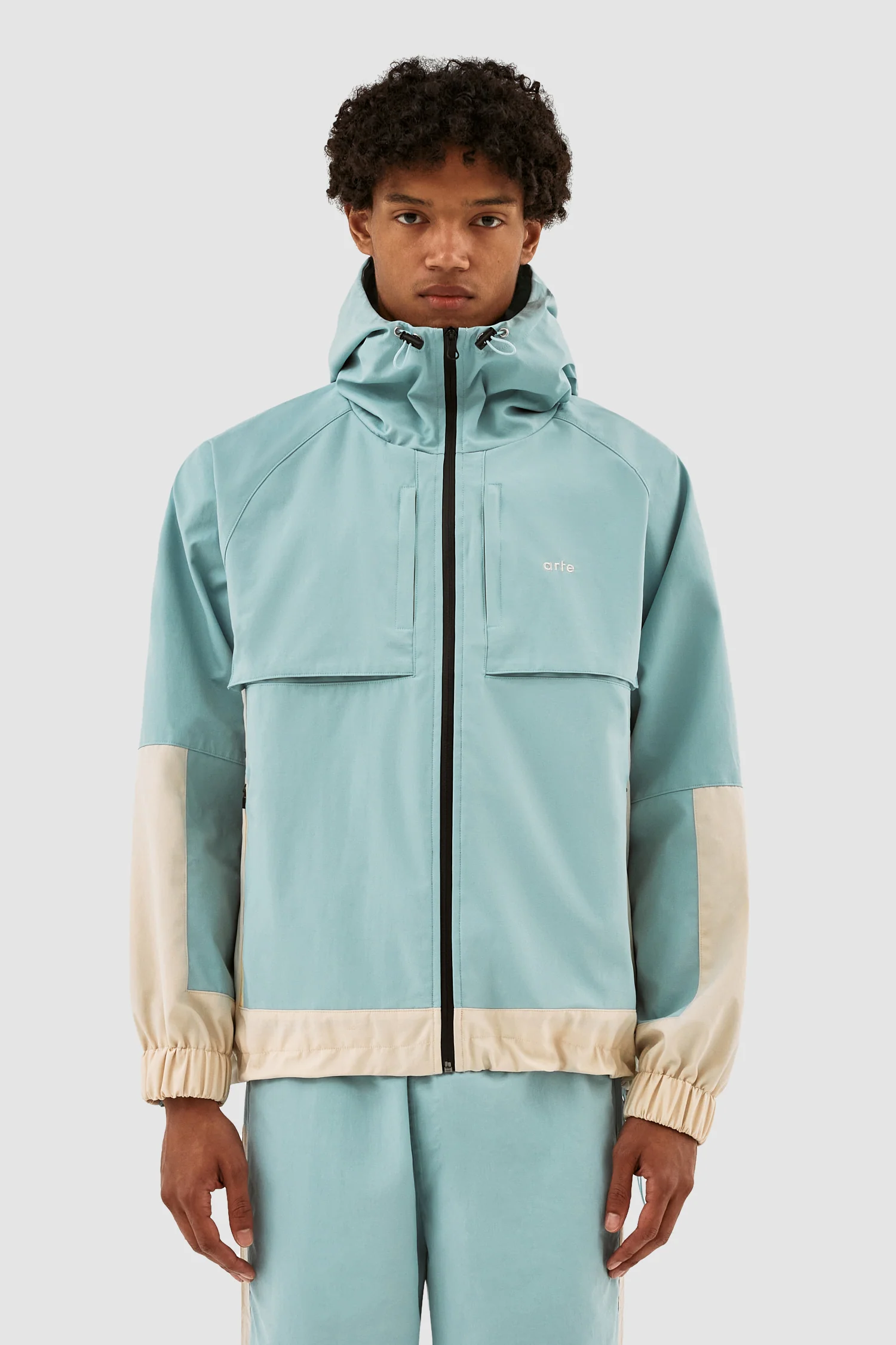 Jeremy Jacket - Light Blue/Cream - Image 2