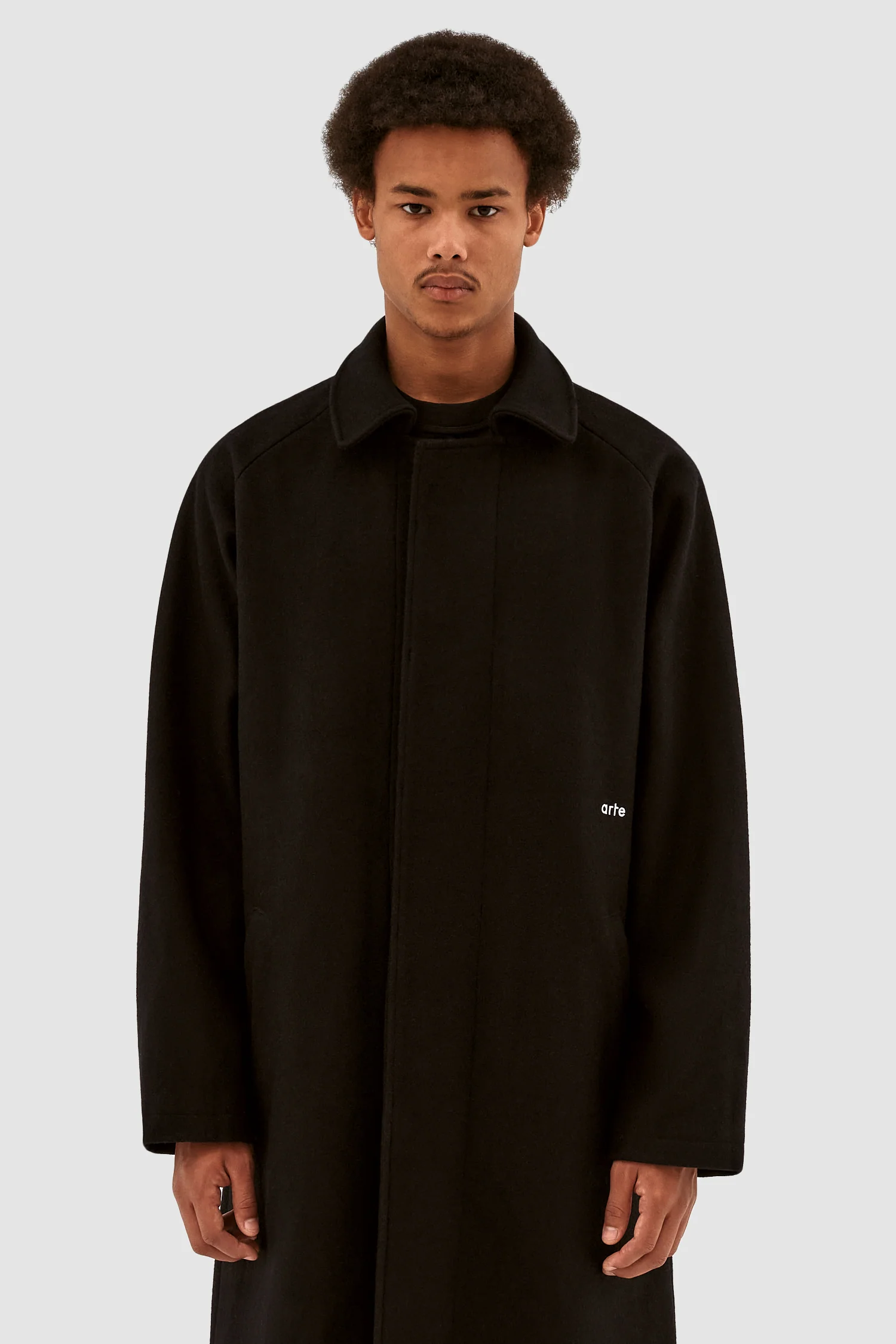 Jesse Wool Coat - Black - Image 2