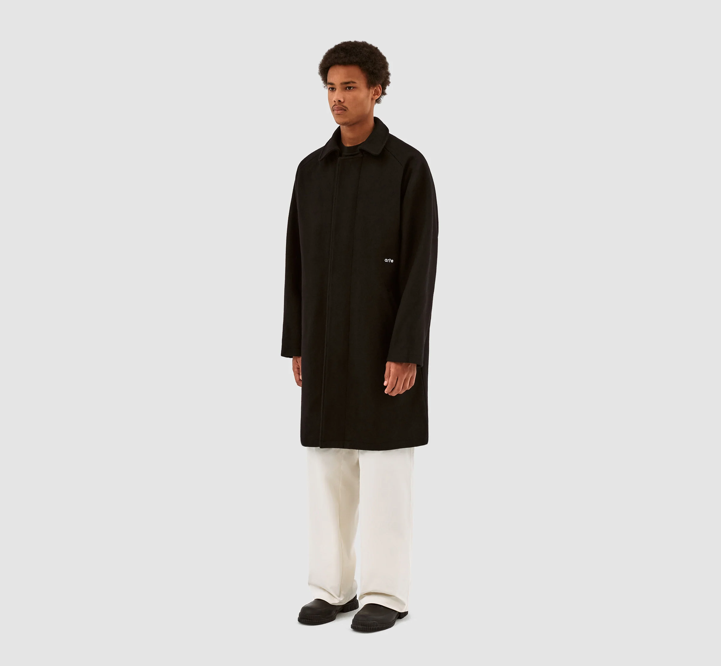 Jesse Wool Coat - Black - Image 6