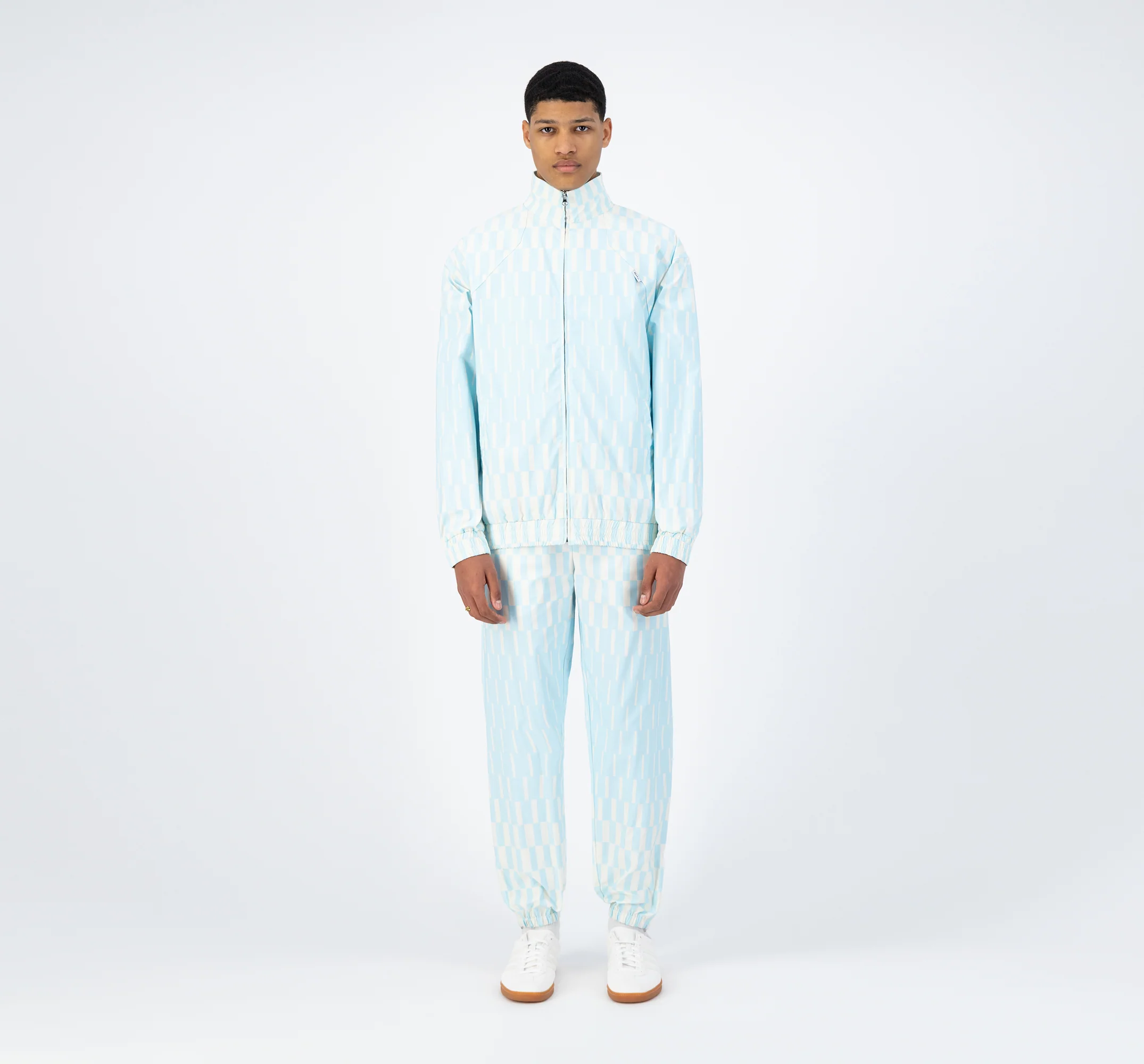 Jo Jacket - Light Blue/Cream - Image 4