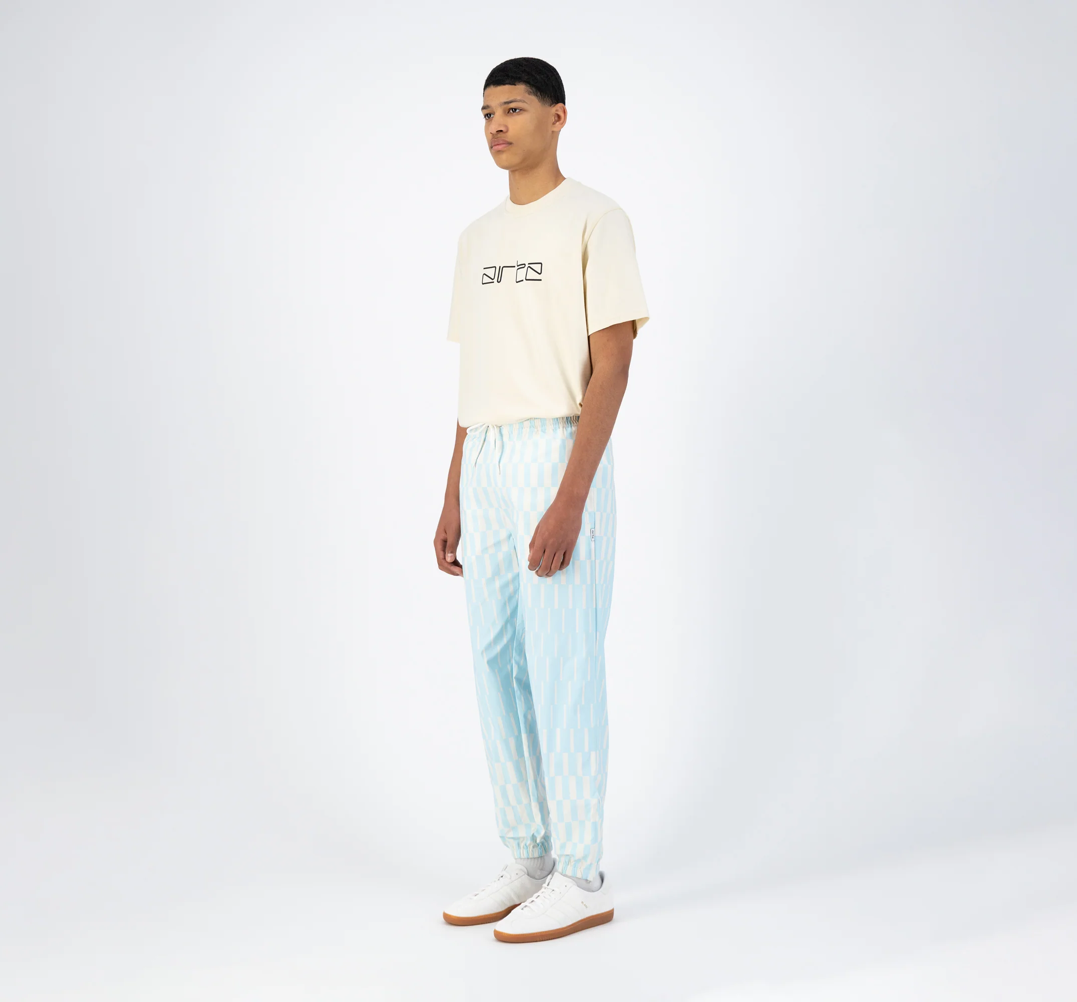 Jo Pants - Light Blue/Cream - Image 5