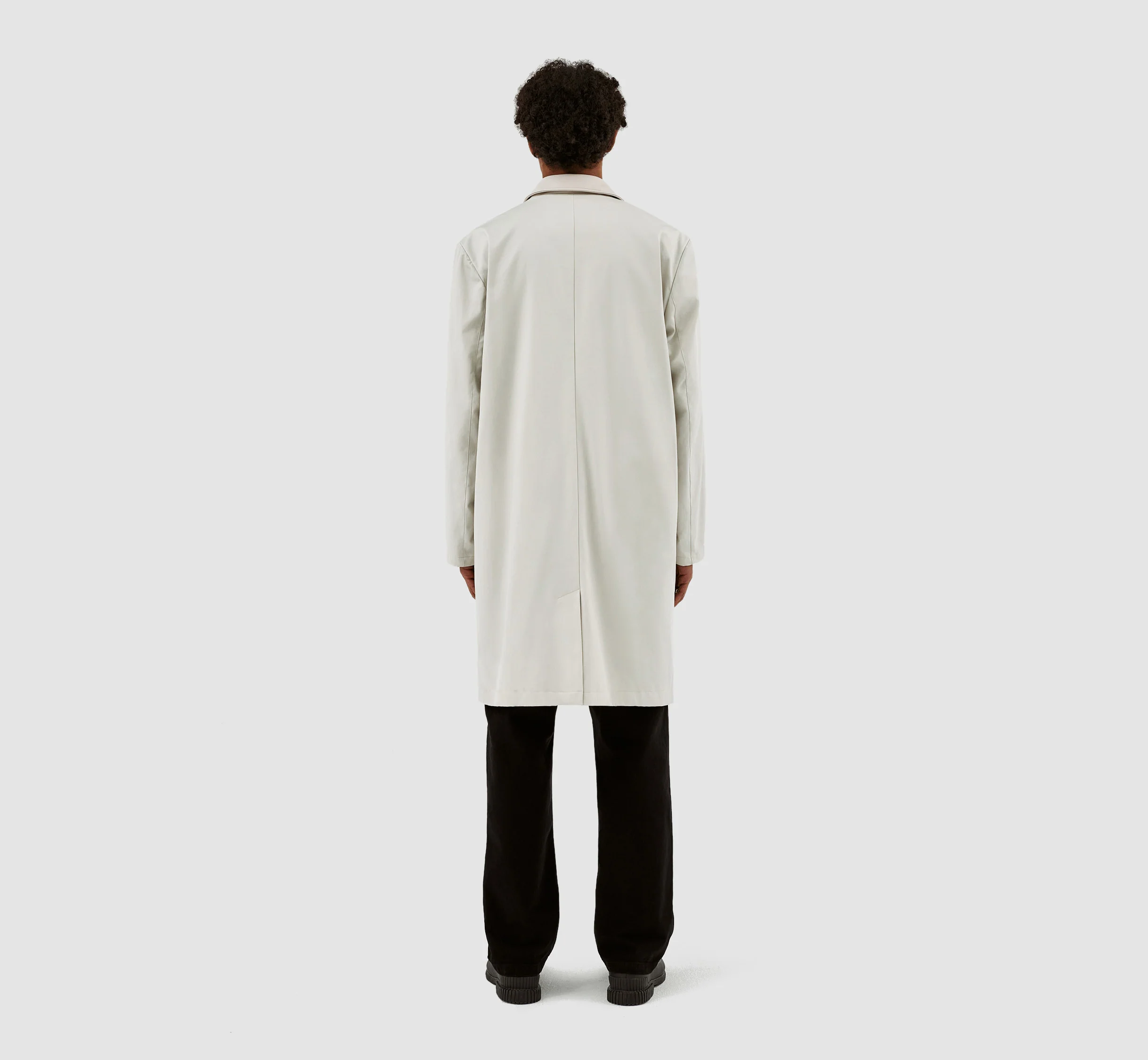 Joe Collar Coat - Cream - Image 8