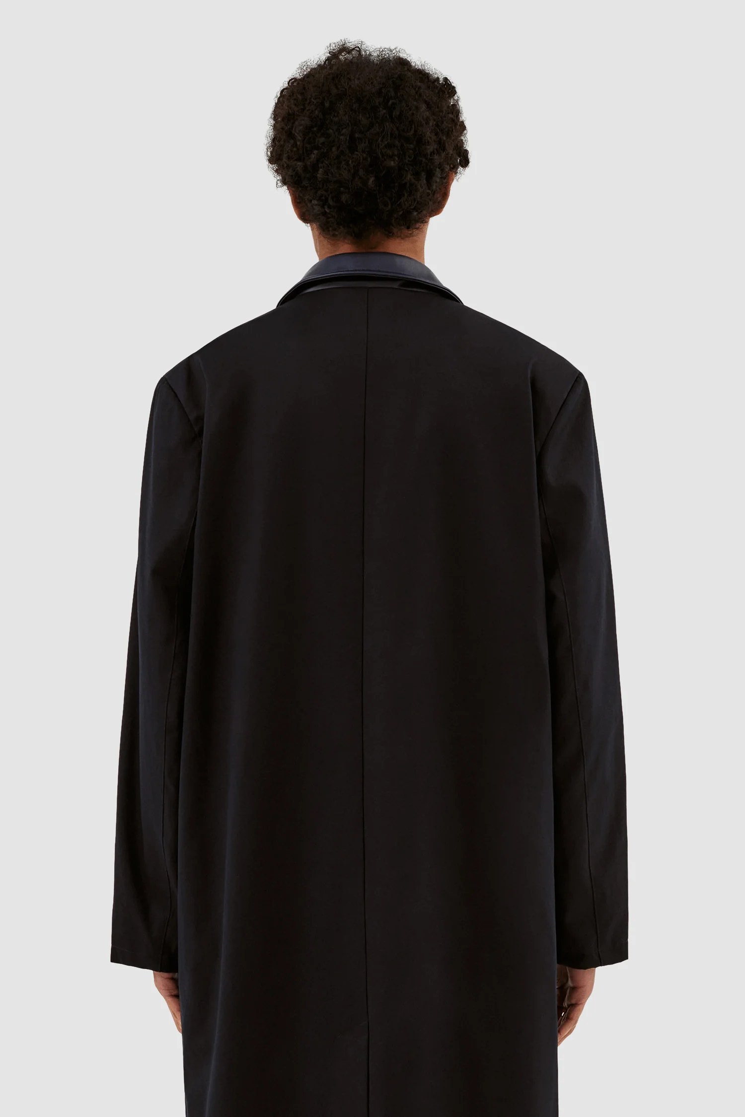 Joe Collar Coat - Navy - Image 3