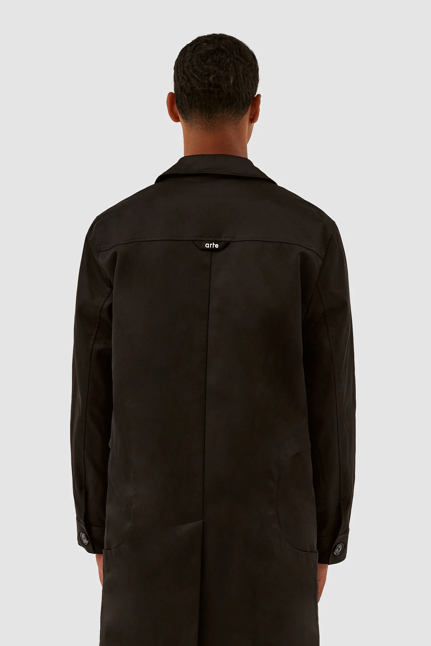 Joe Nylon Coat - Black - Image 3