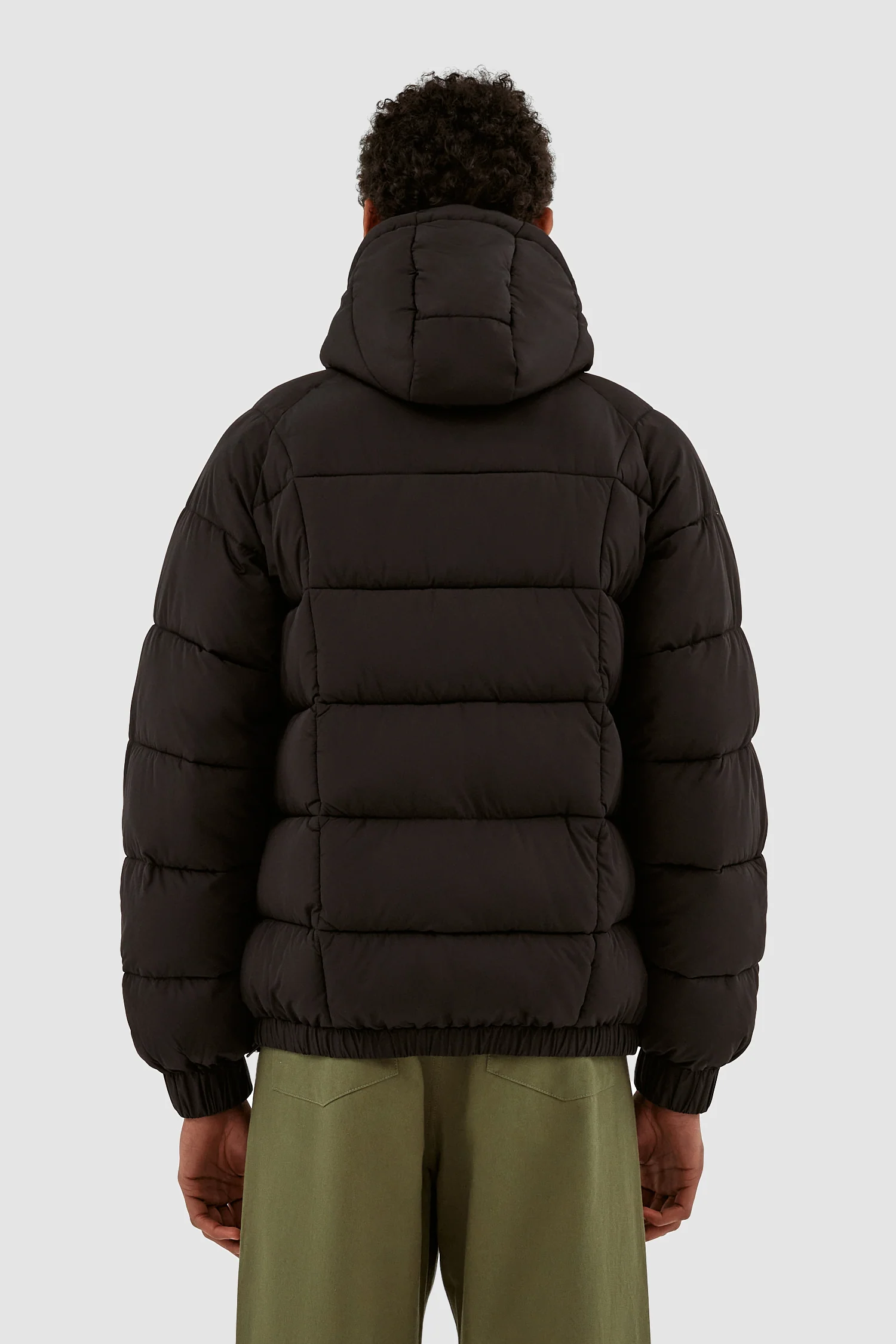 Joey Cuts Puffer Jacket - Black - Image 3