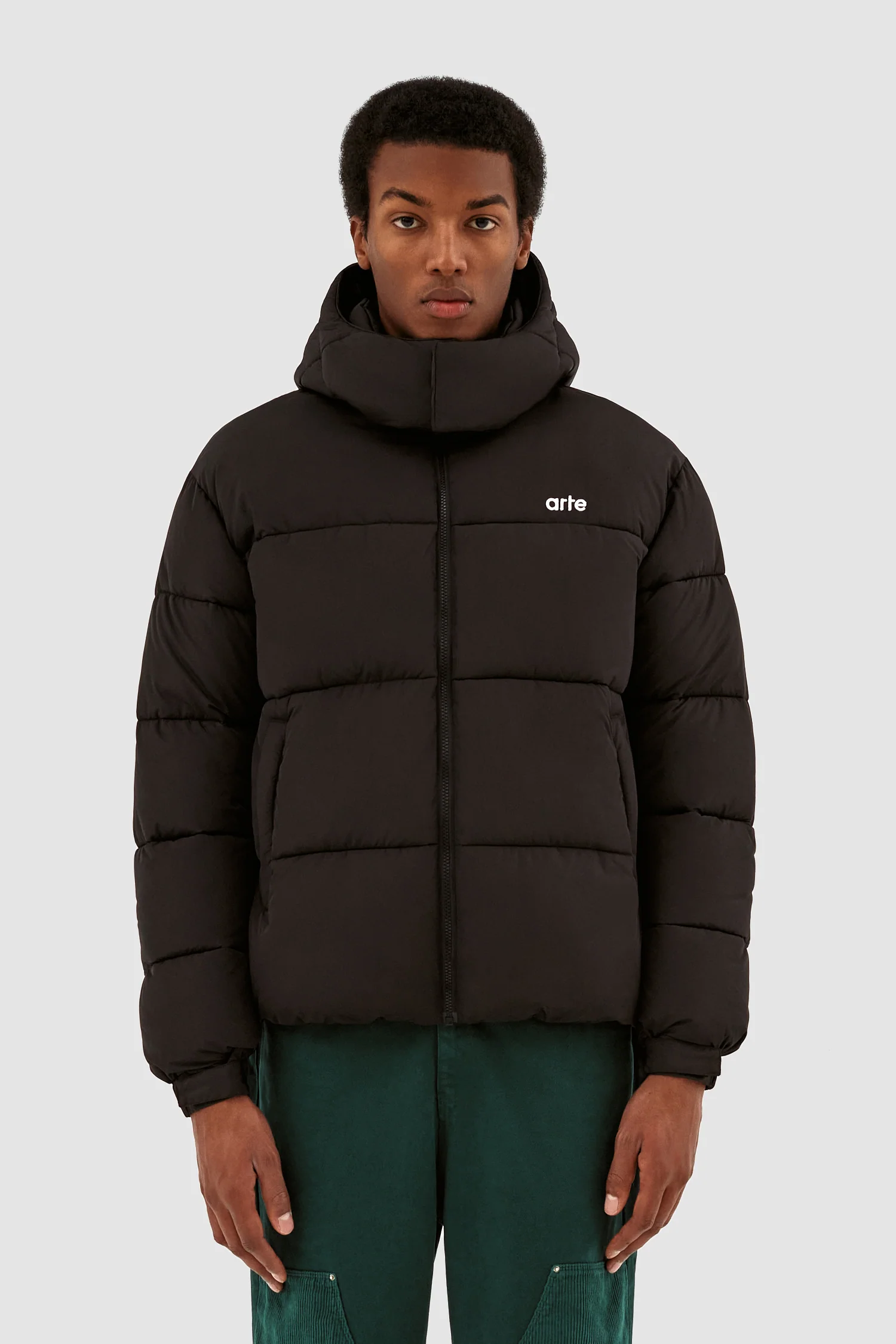 Joey Puffer Jacket - Black - Image 2