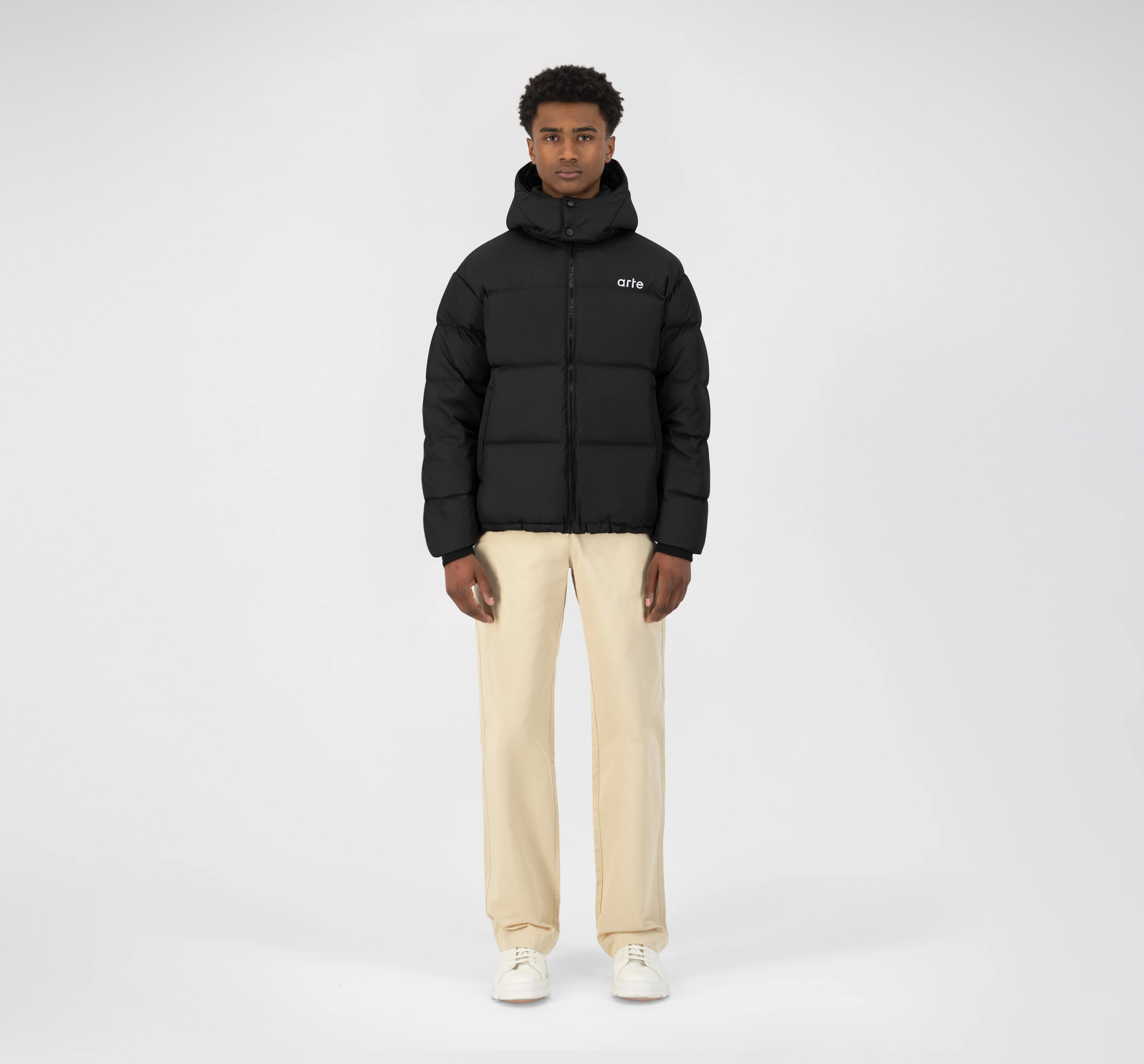 Joey Puffer Jacket - Black - Image 5