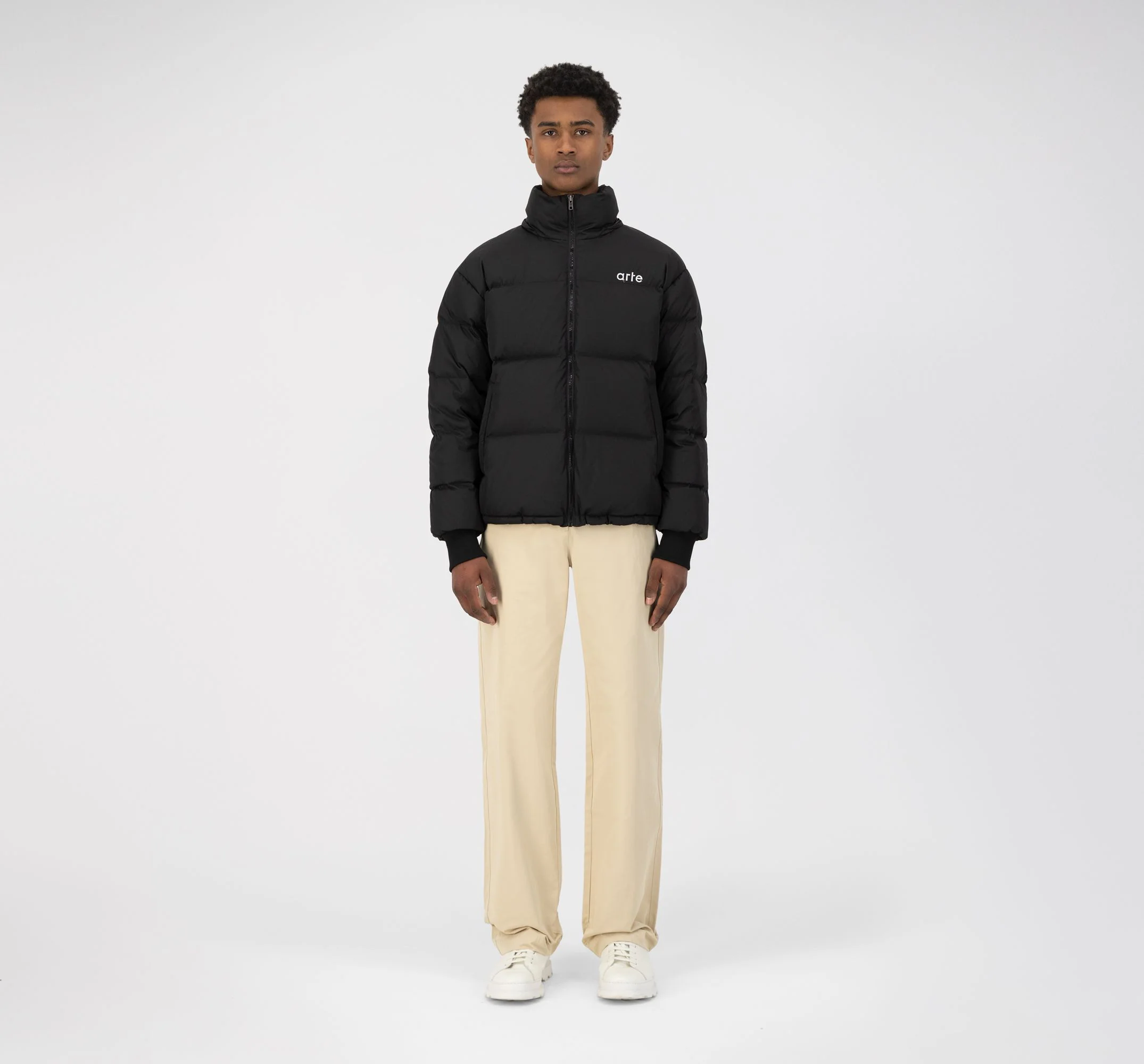 Joey Puffer Jacket - Black - Image 6