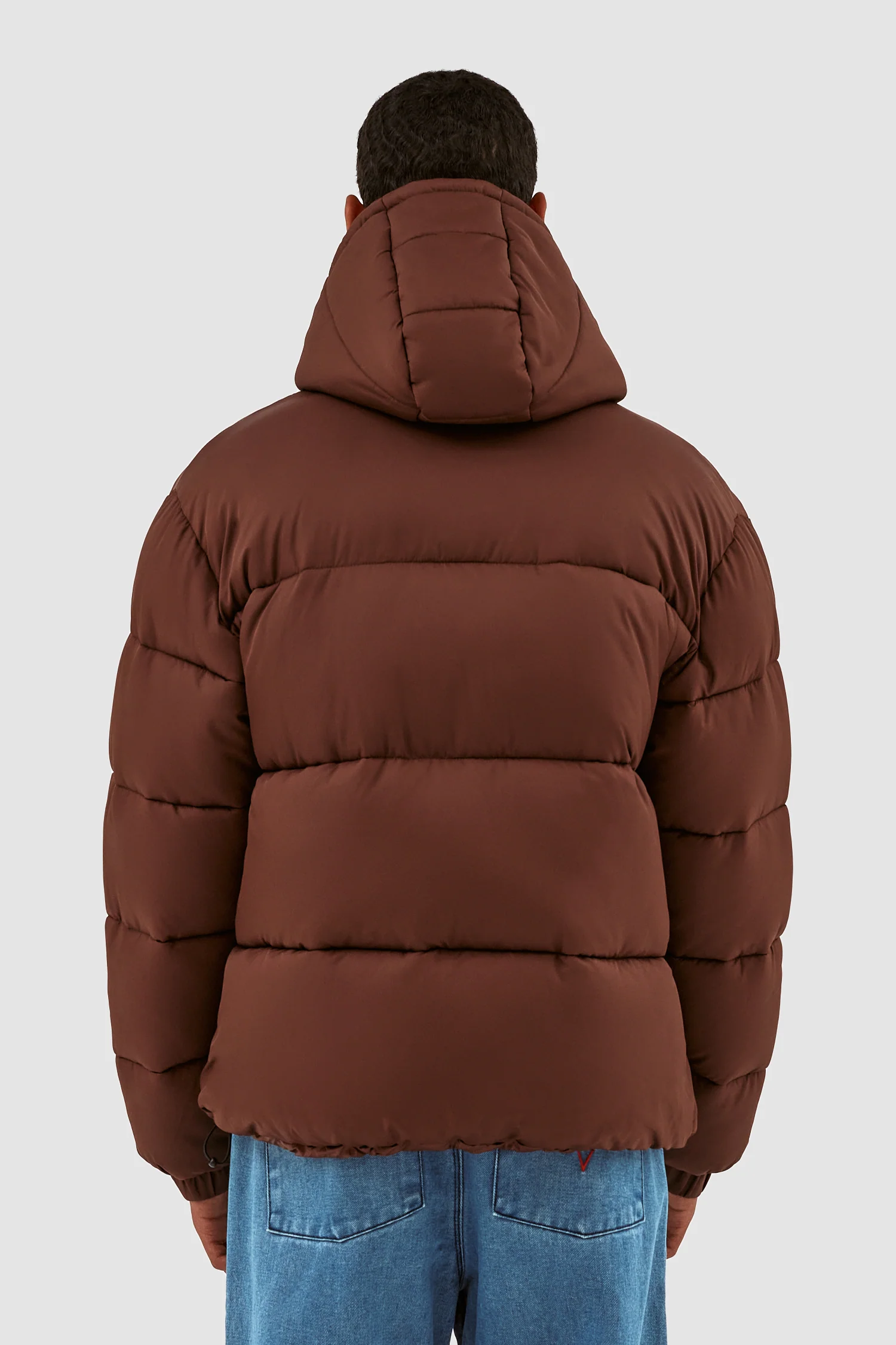 Joey Puffer Jacket - Brown - Image 3