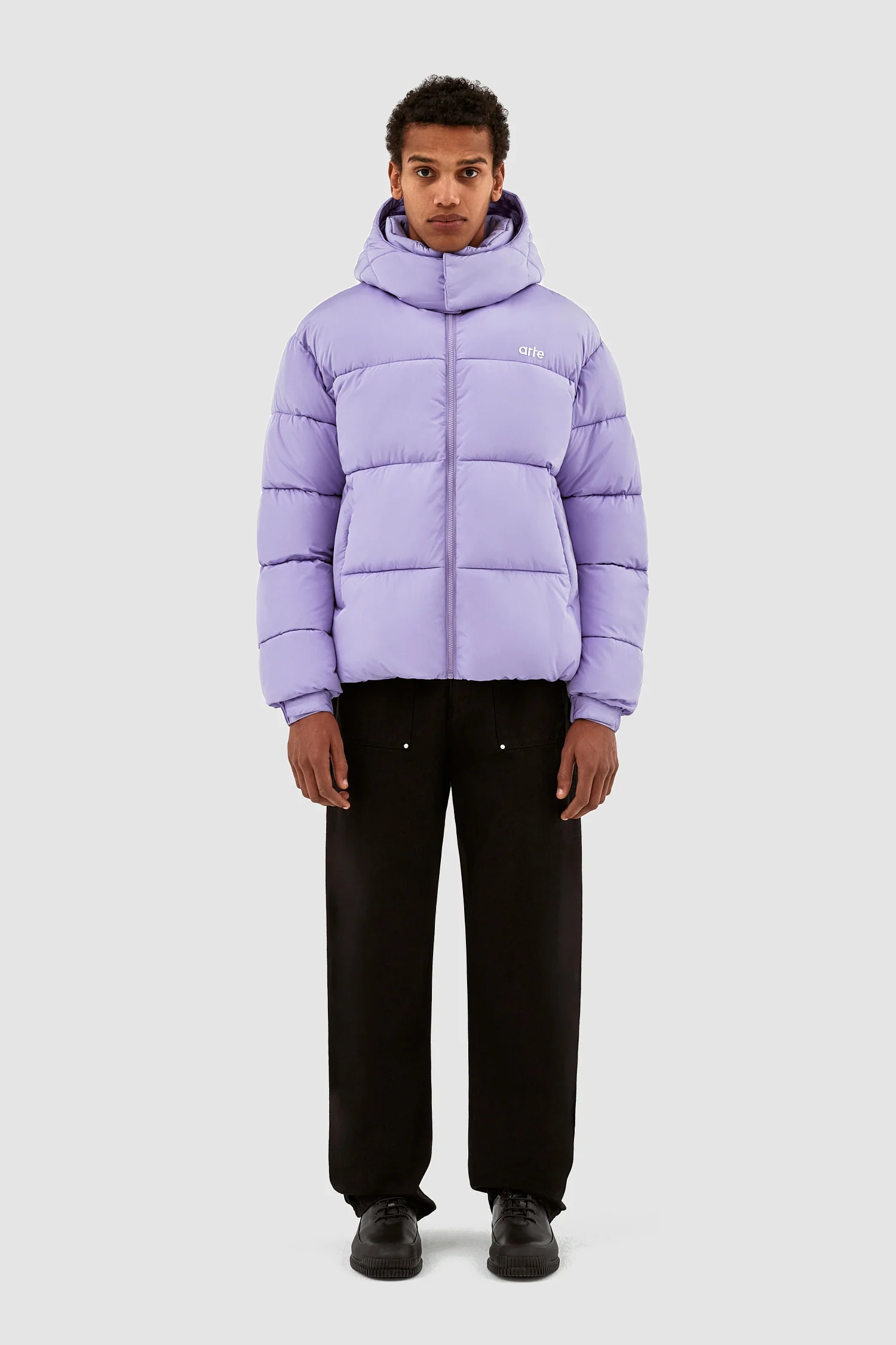 Joey Puffer Jacket - Purple - Image 4