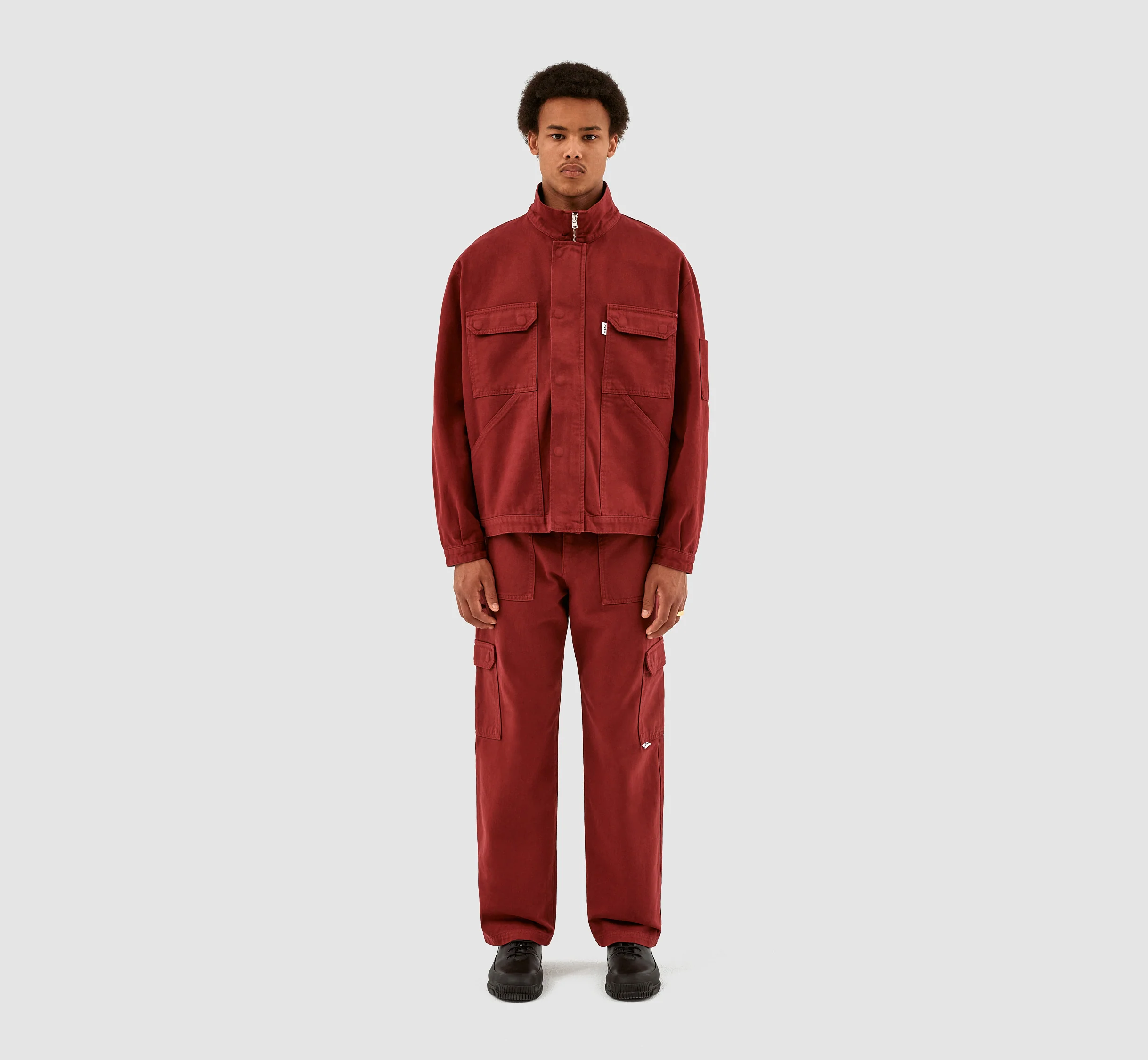 Johnson Pocket Jacket - Bordeaux - Image 5