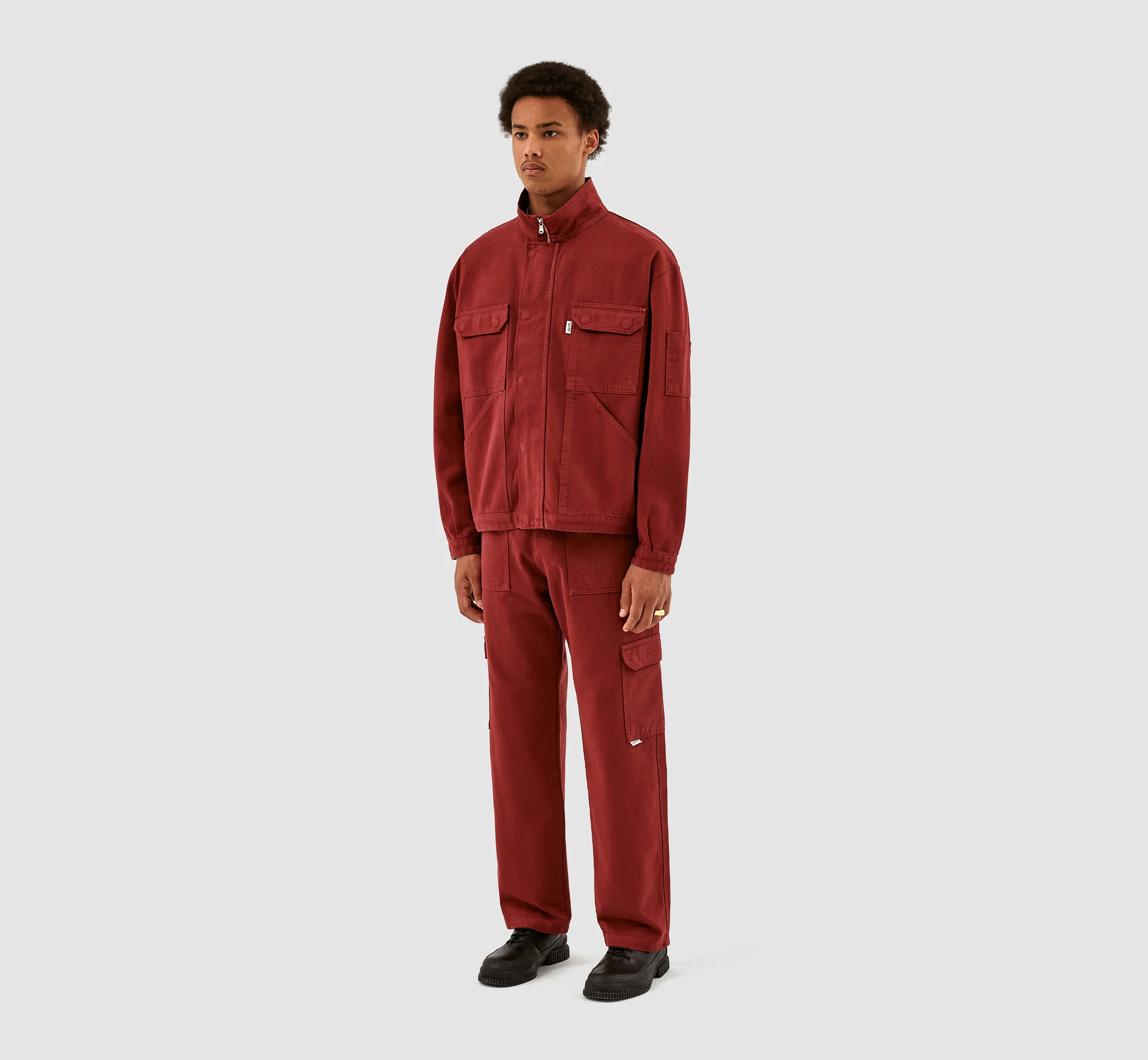 Johnson Pocket Jacket - Bordeaux - Image 6